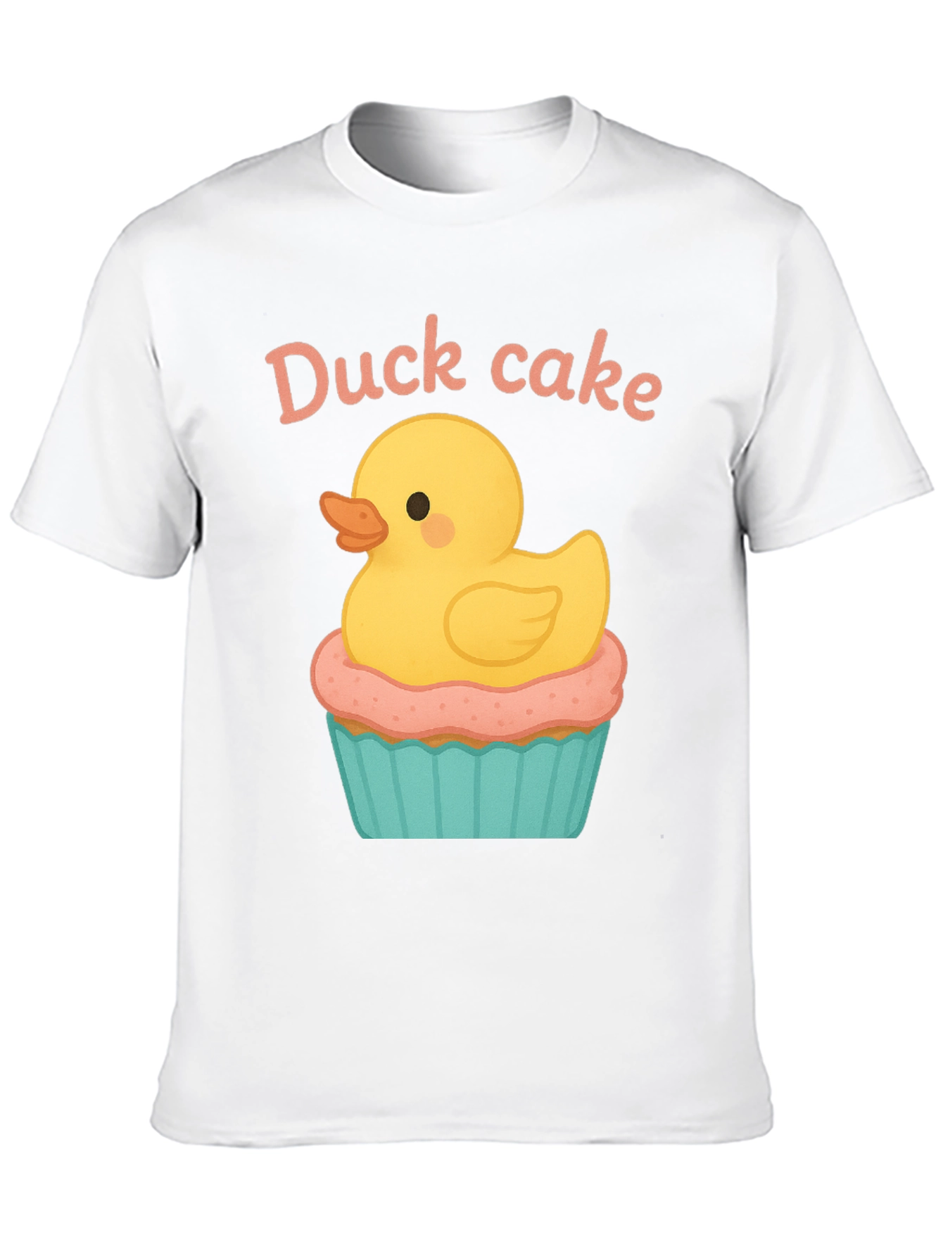 Duck Cake T-Shirt - Adorable Duck Cupcake Tee