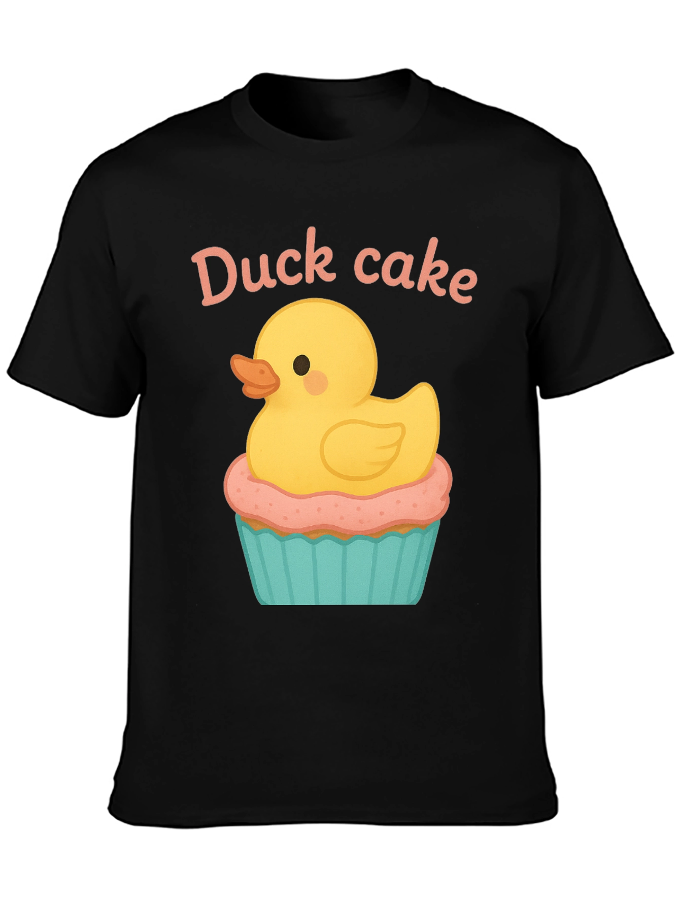 Duck Cake T-Shirt - Adorable Duck Cupcake Tee