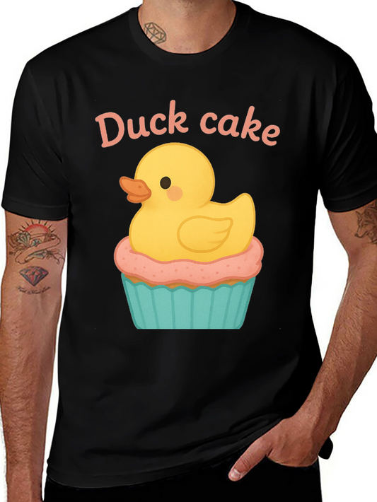 Duck Cake T-Shirt - Adorable Duck Cupcake Tee