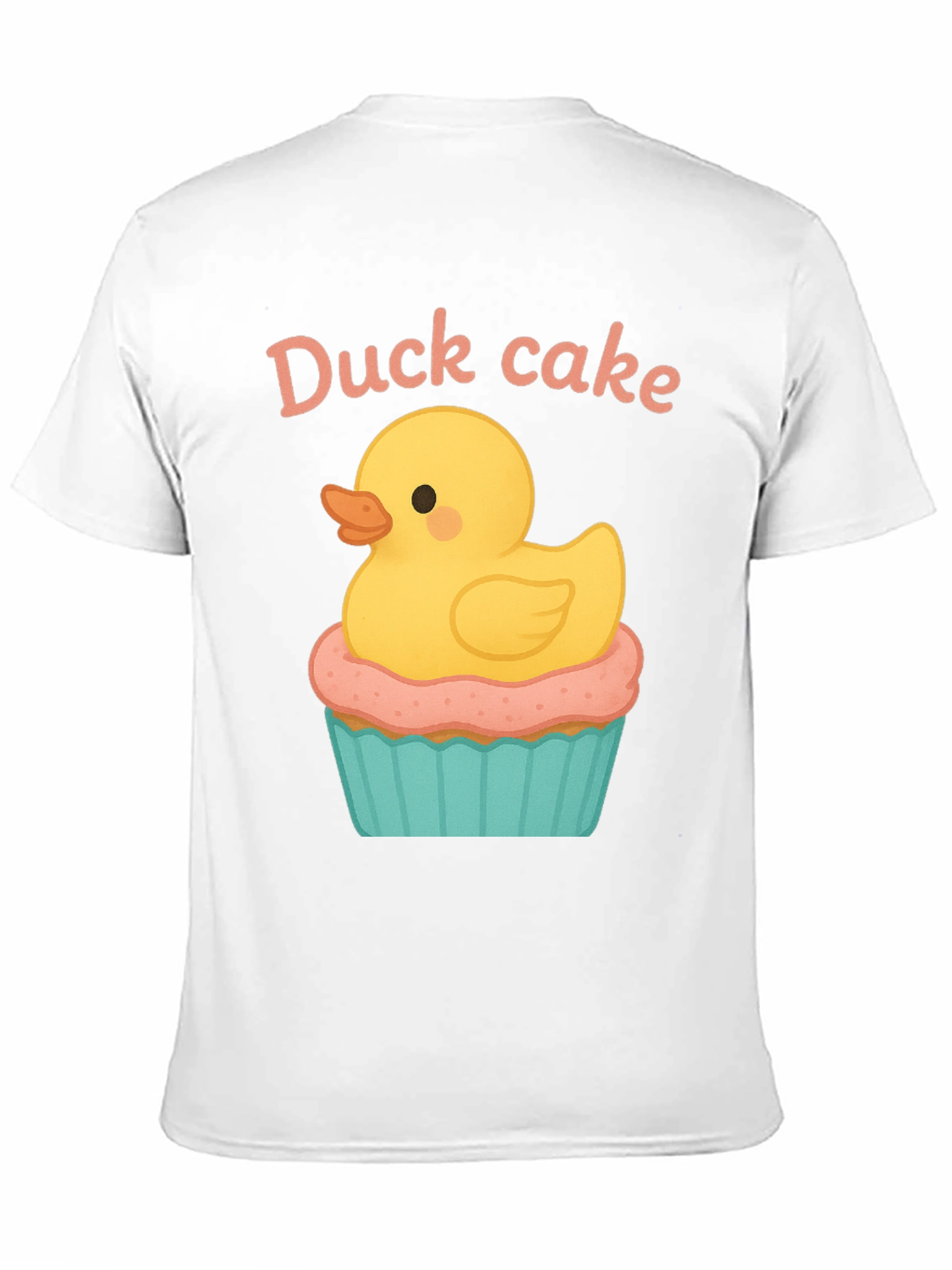 Duck Cake T-Shirt - Adorable Duck Cupcake Tee