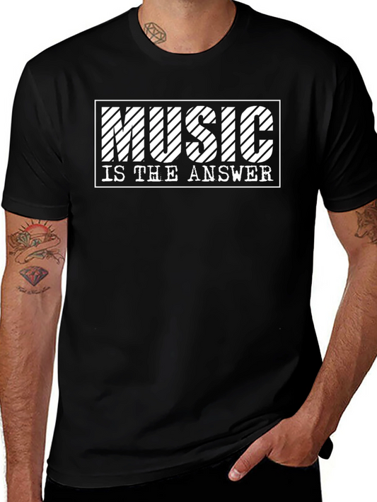 Music Is The Answer Graphic Tee