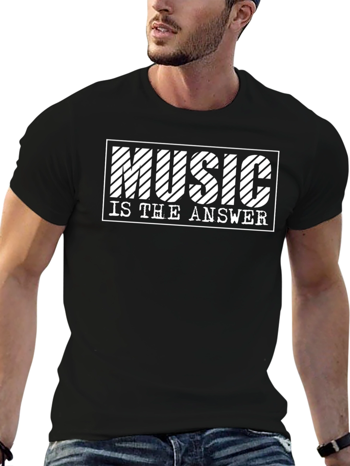 Music Is The Answer Graphic Tee