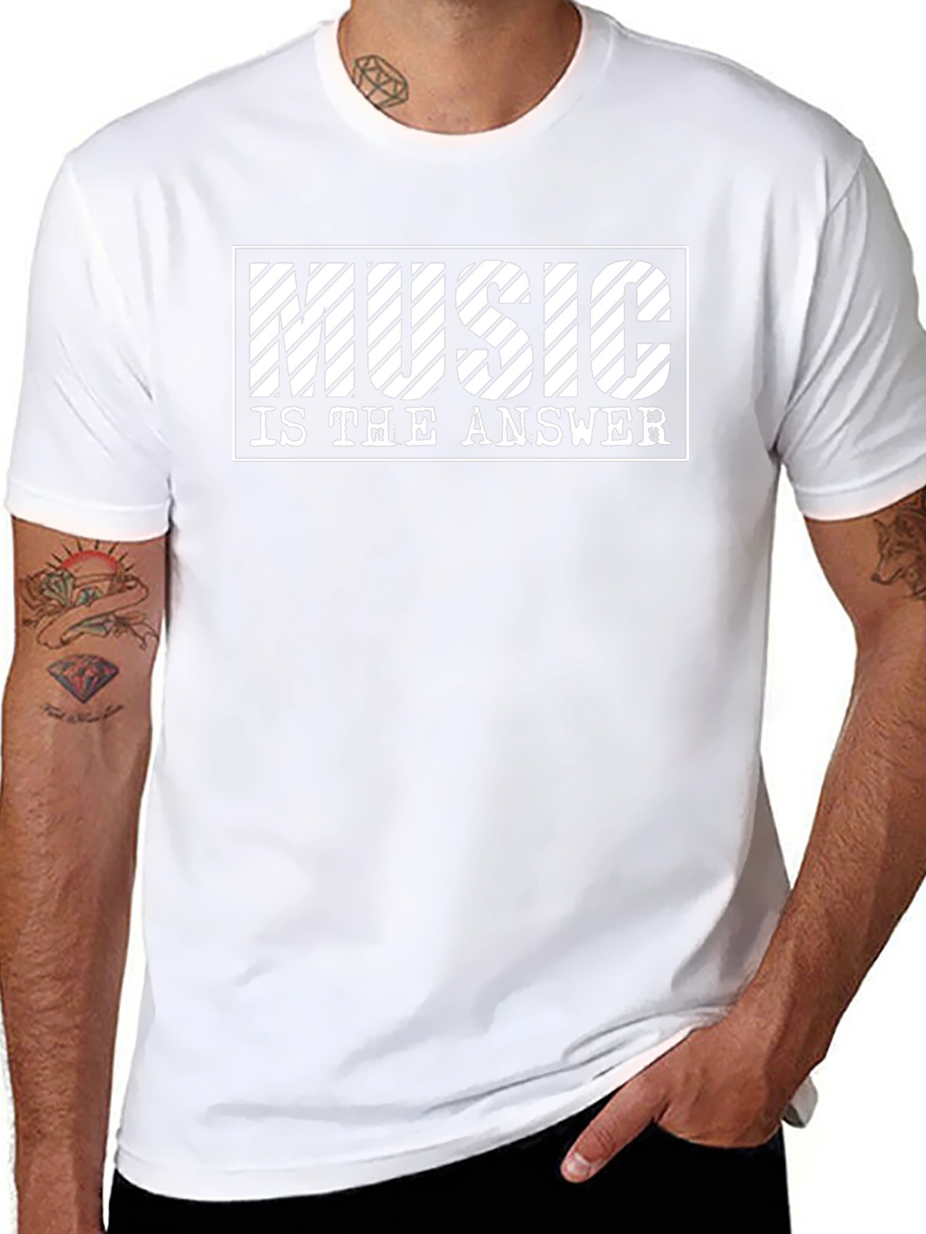 Music Is The Answer Graphic Tee