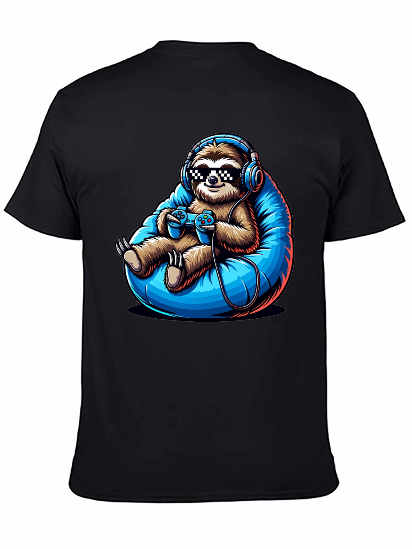 Gamer Sloth T-Shirt - Chill Style