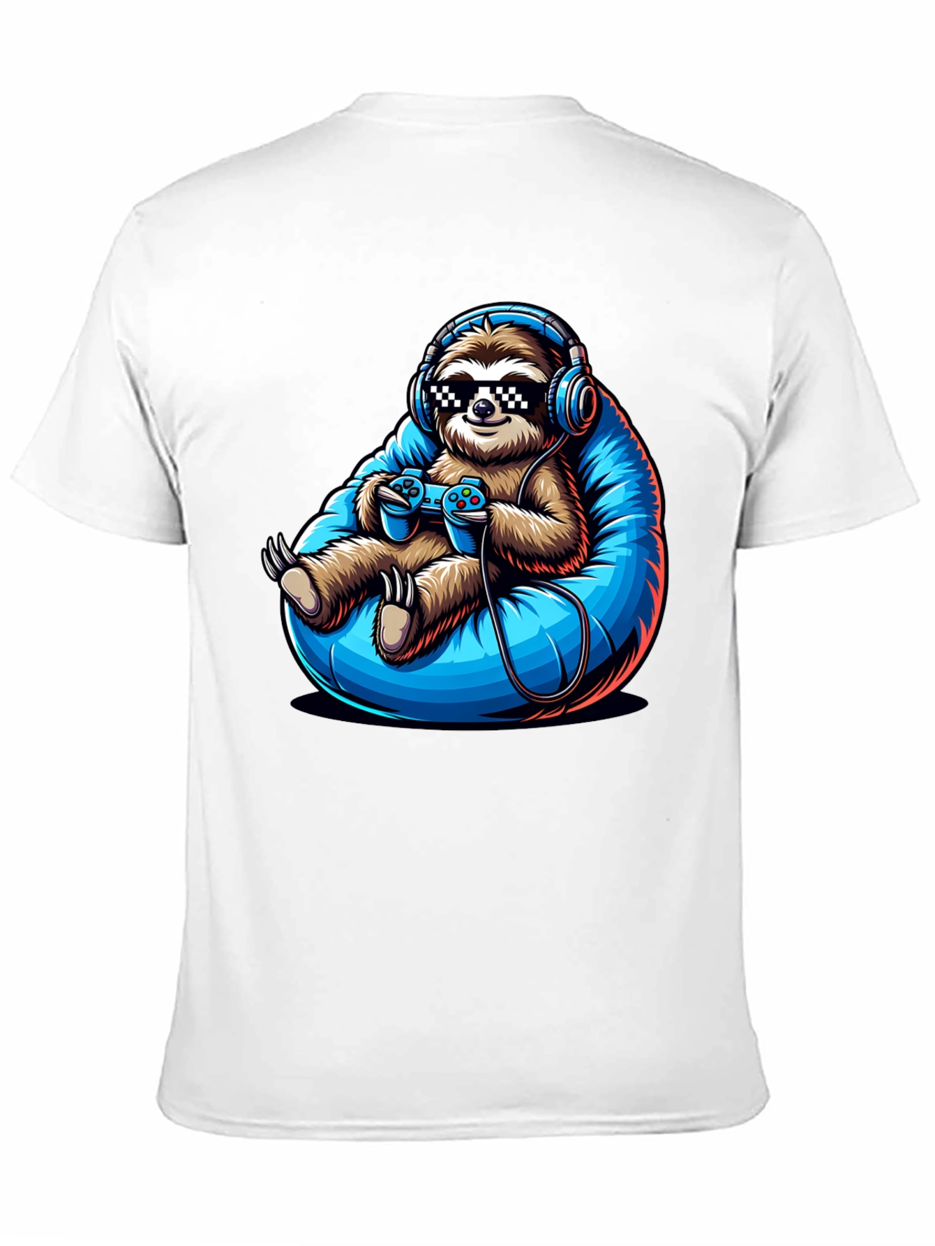 Gamer Sloth T-Shirt - Chill Style