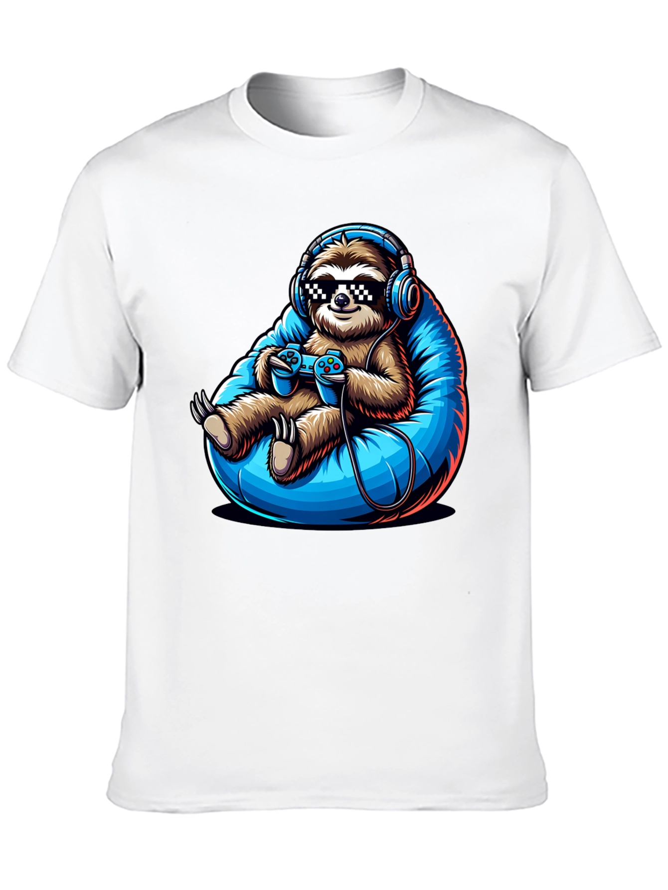 Gamer Sloth T-Shirt - Chill Style