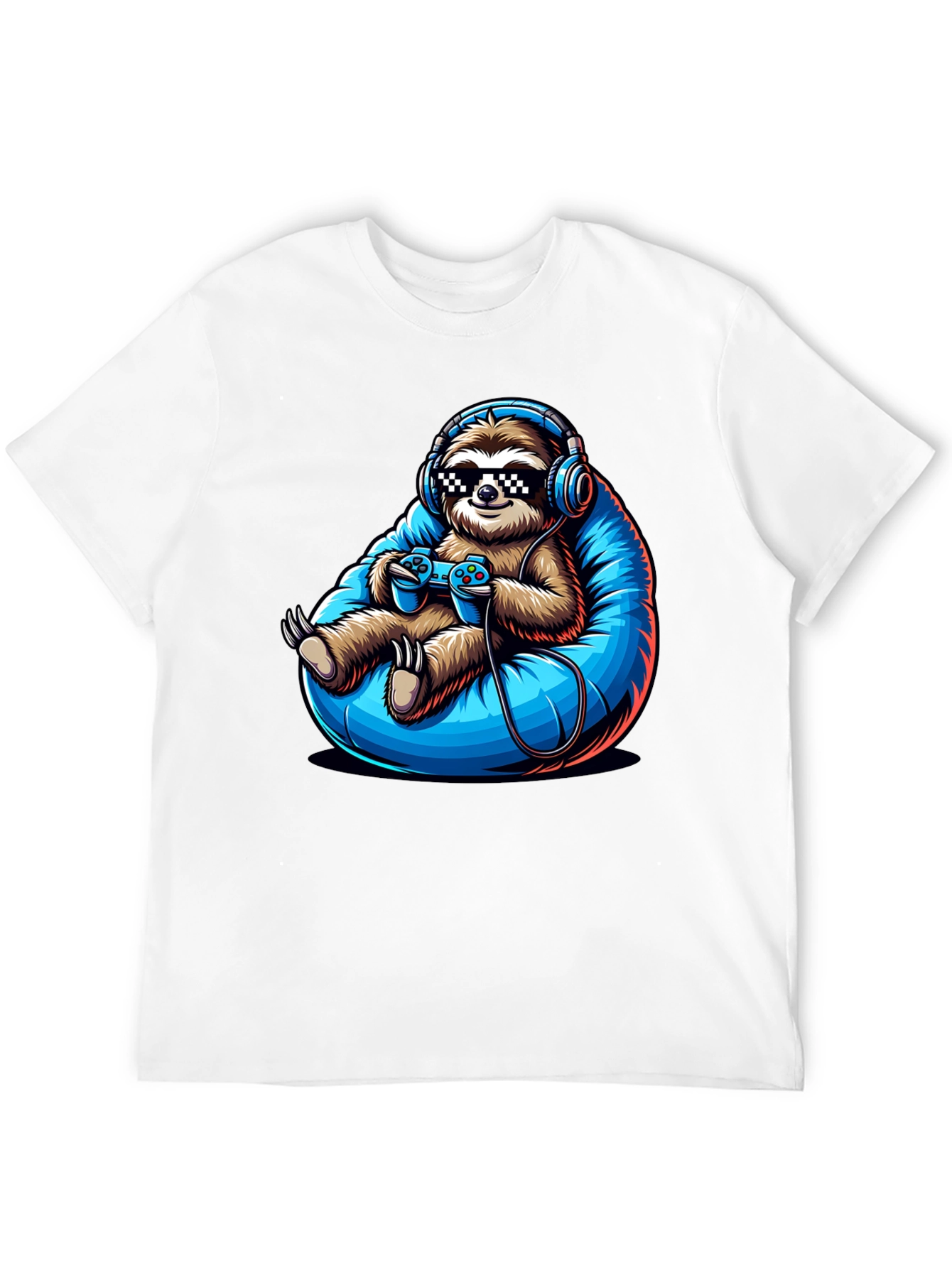 Gamer Sloth T-Shirt - Chill Style