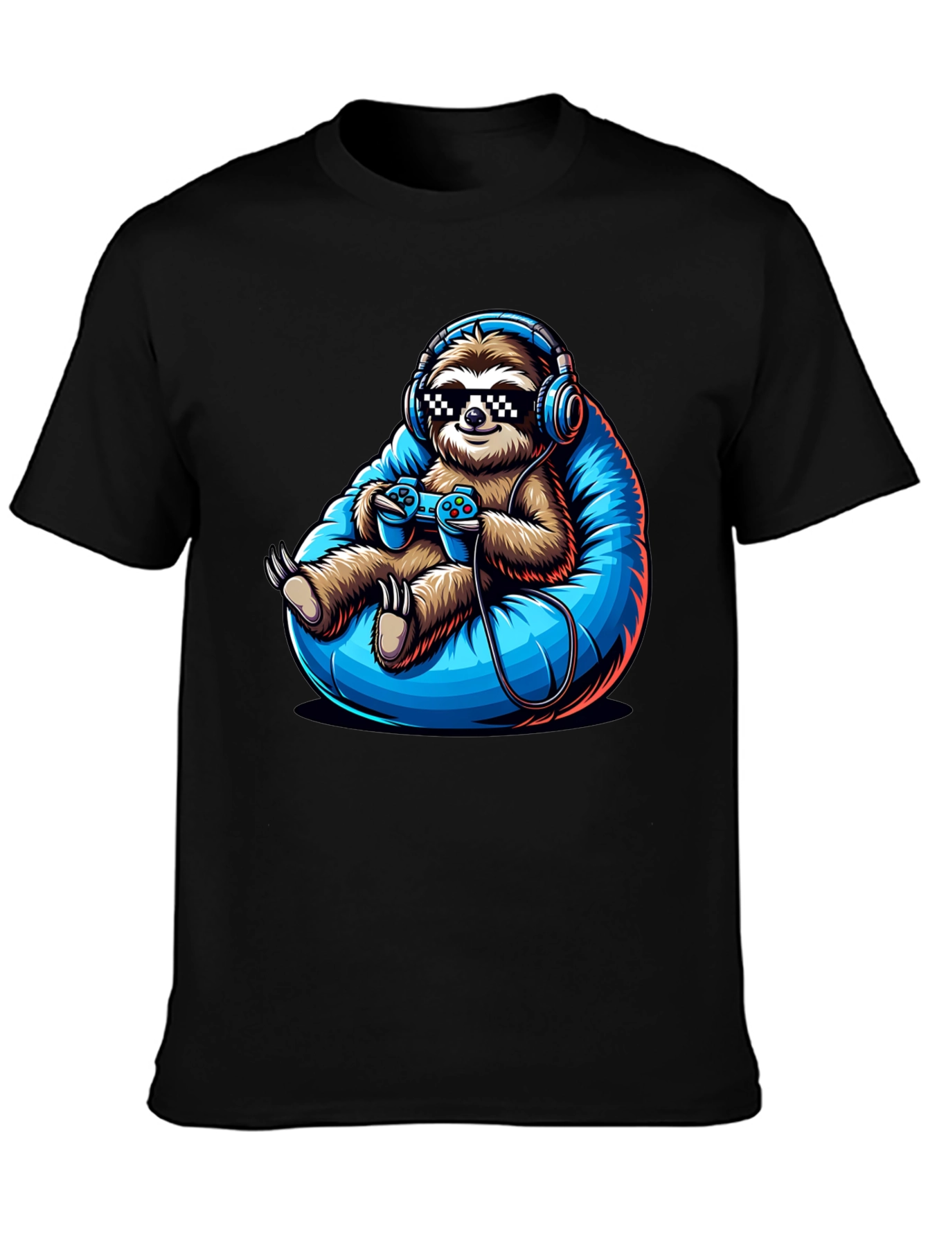Gamer Sloth T-Shirt - Chill Style