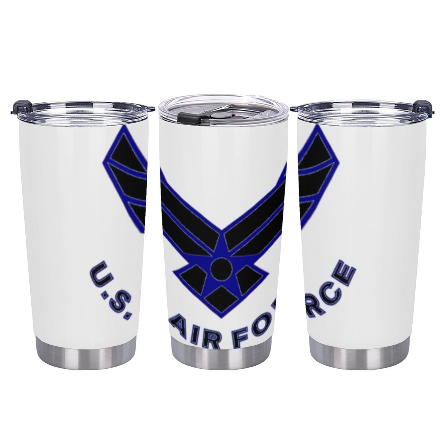 Insulated Stainless Steel Travel Tumbler - Graphic Design Leak-Proof Cup