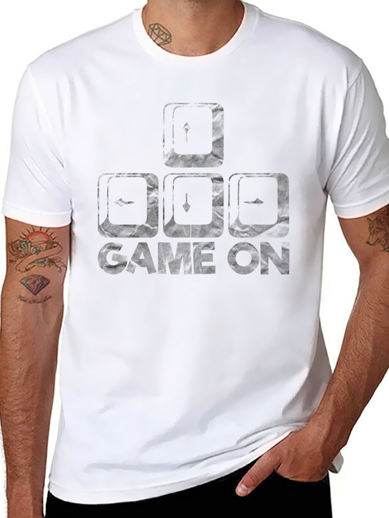 Game On Controller T-Shirt - Black