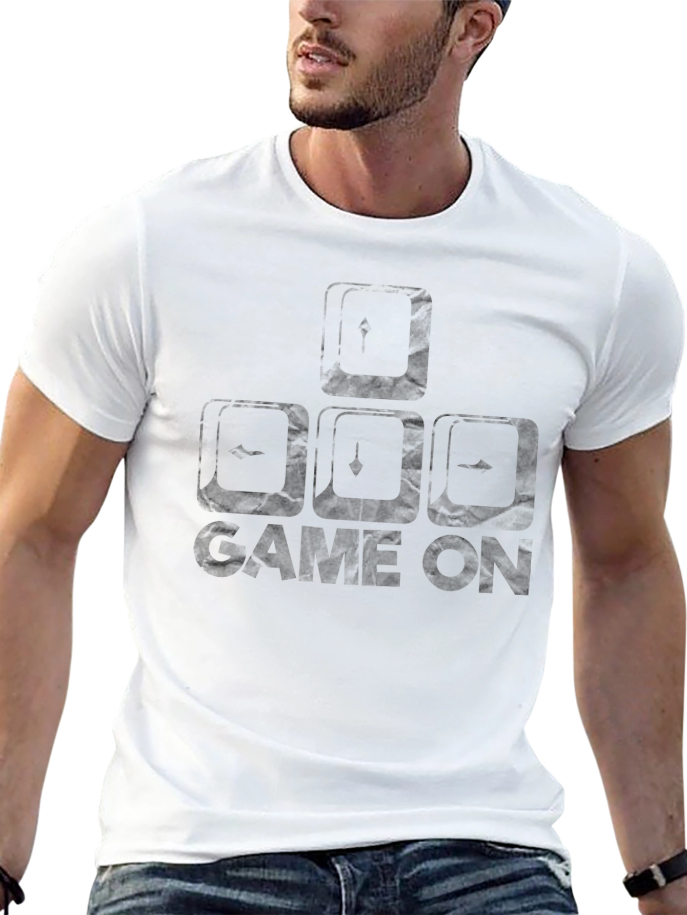 Game On Controller T-Shirt - Black