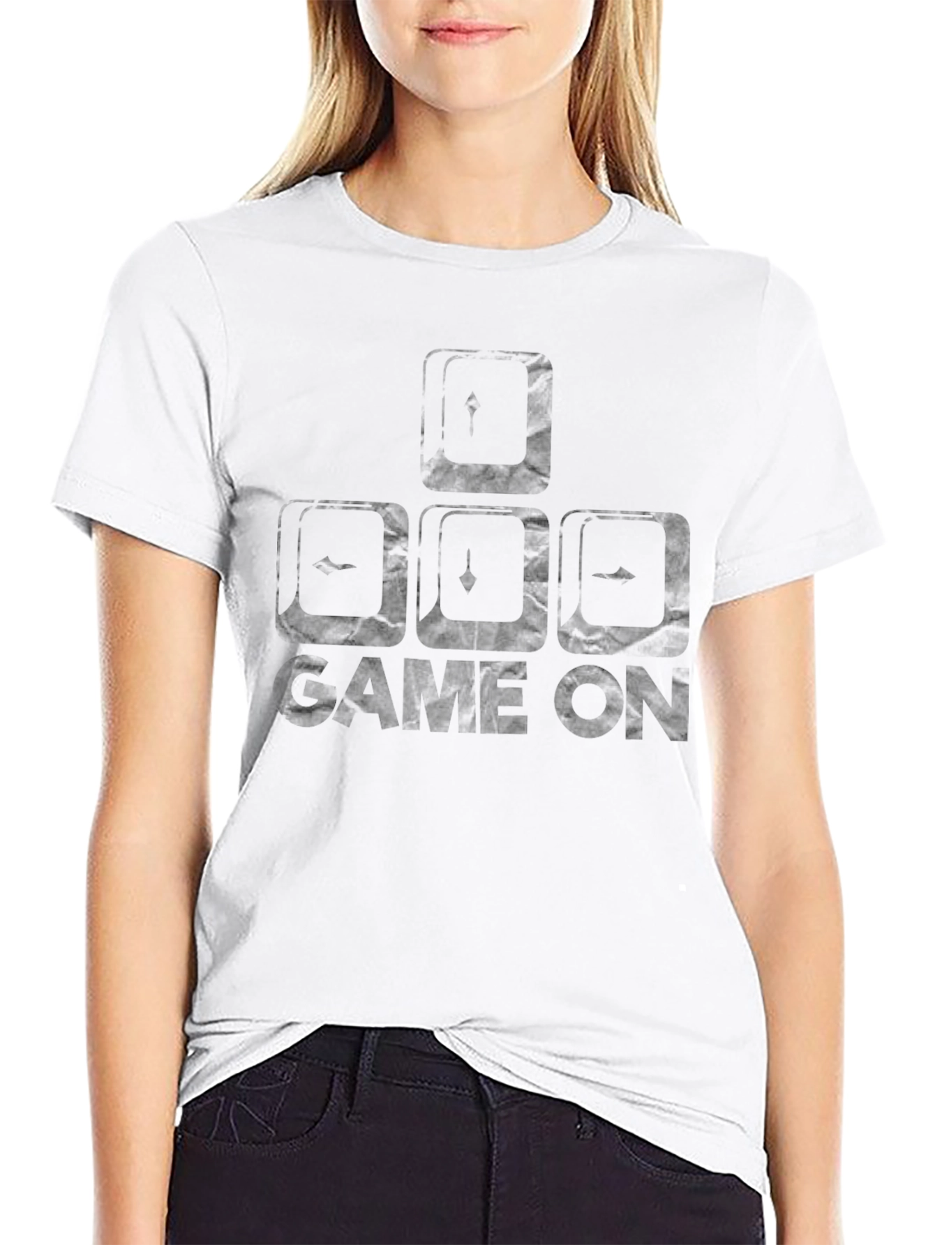 Game On Controller T-Shirt - Black