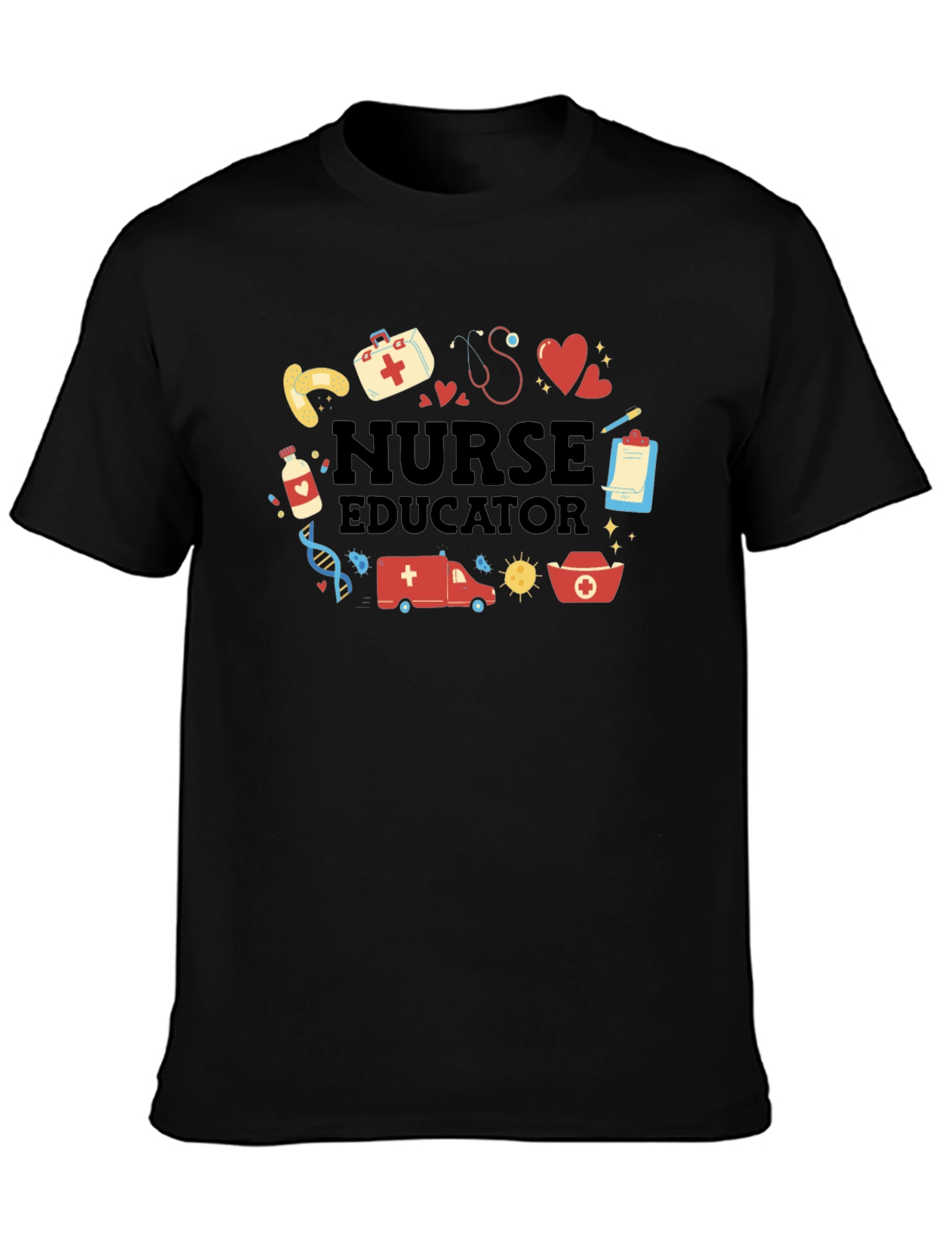 Nurse Educator Black T-Shirt