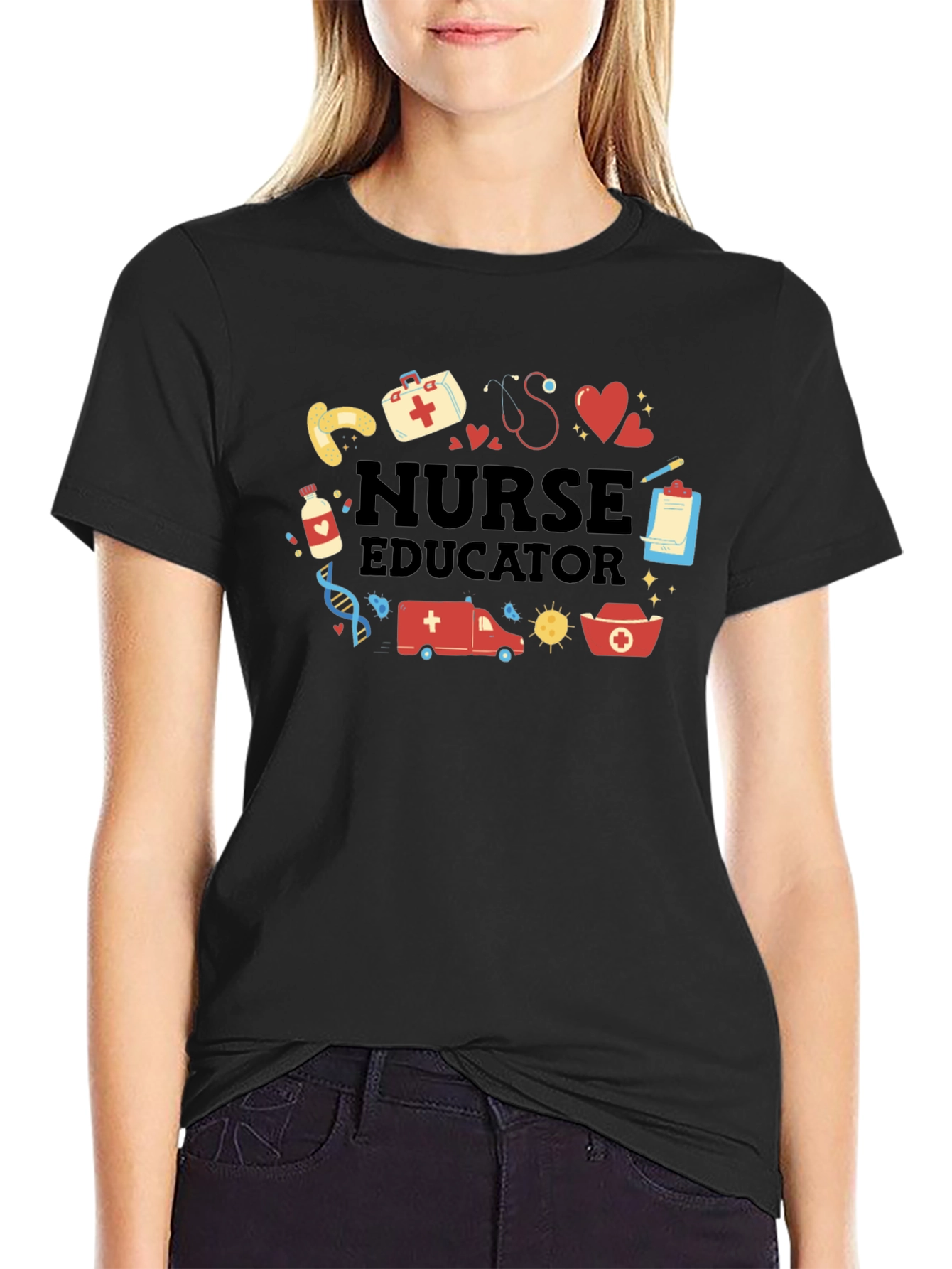 Nurse Educator Black T-Shirt