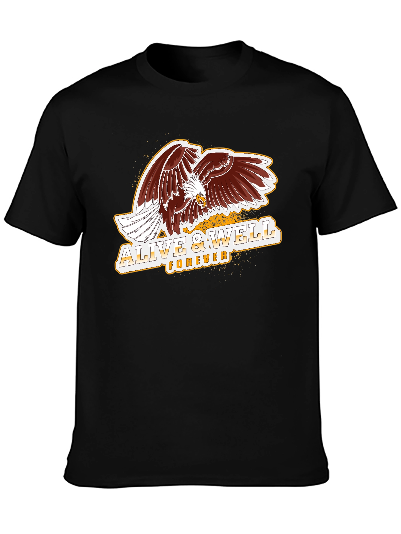 Alive & Well Forever Eagle Graphic T-Shirt