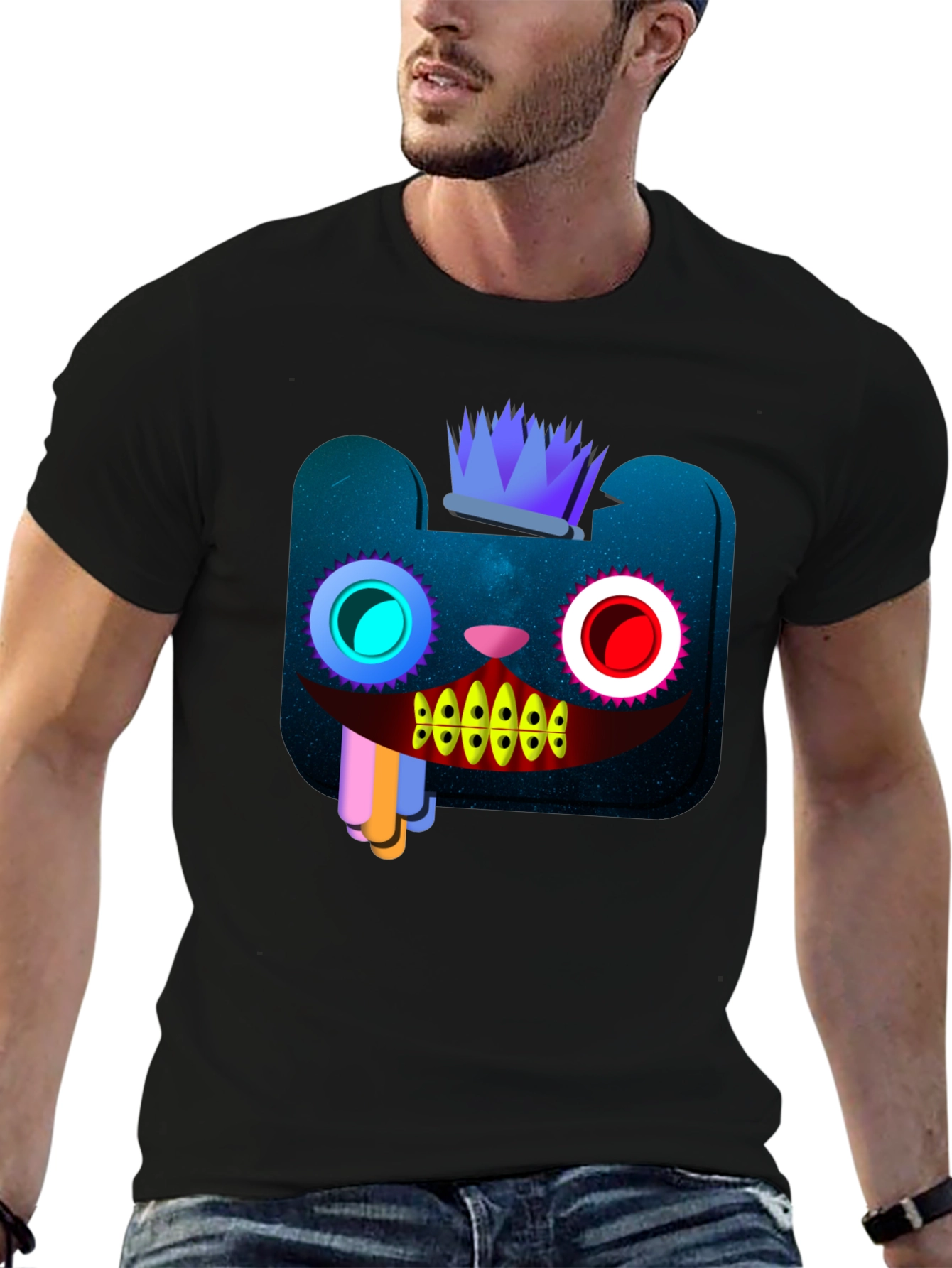 Cosmic Crowned Creature Tee