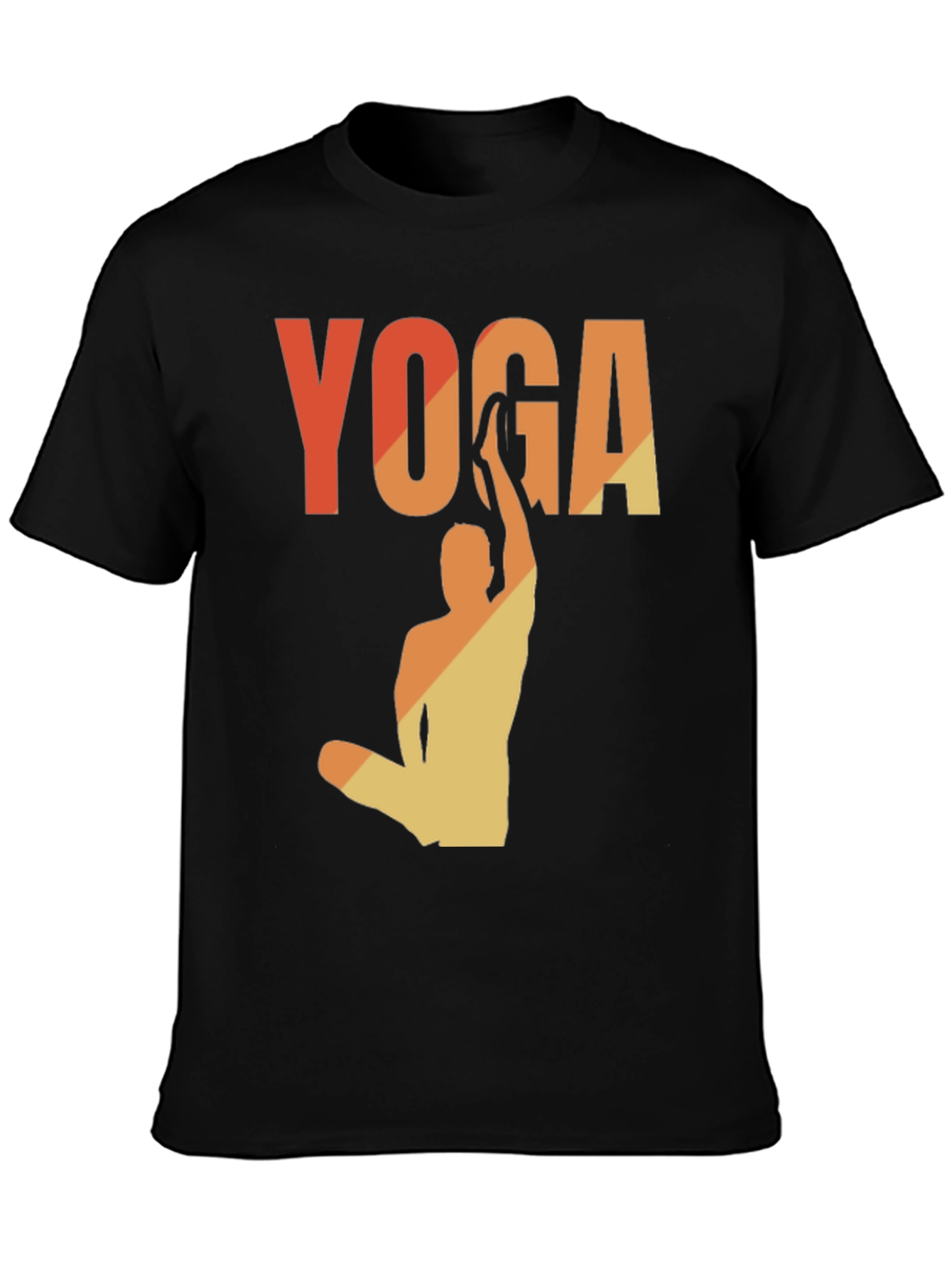 Yoga Pose Graphic Tee - Relaxed Fit