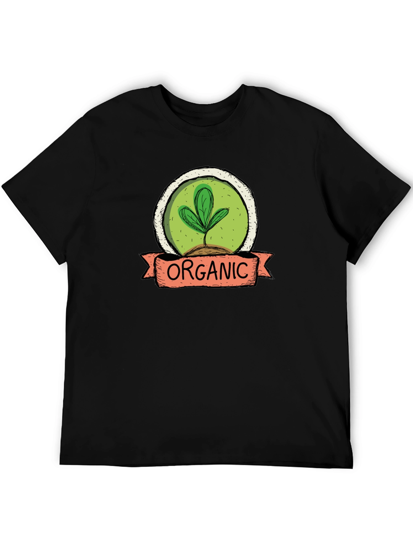 Organic Plant Graphic T-Shirt - Sustainable Style