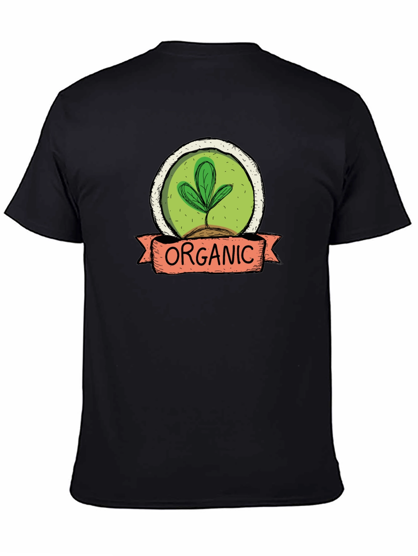 Organic Plant Graphic T-Shirt - Sustainable Style