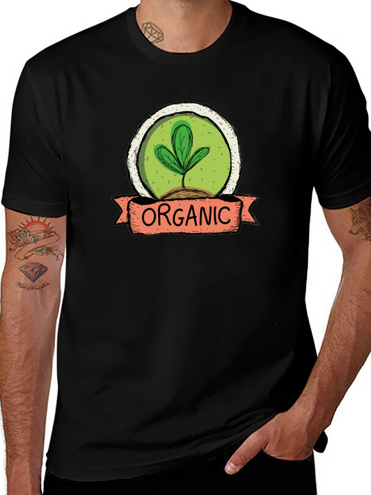 Organic Plant Graphic T-Shirt - Sustainable Style