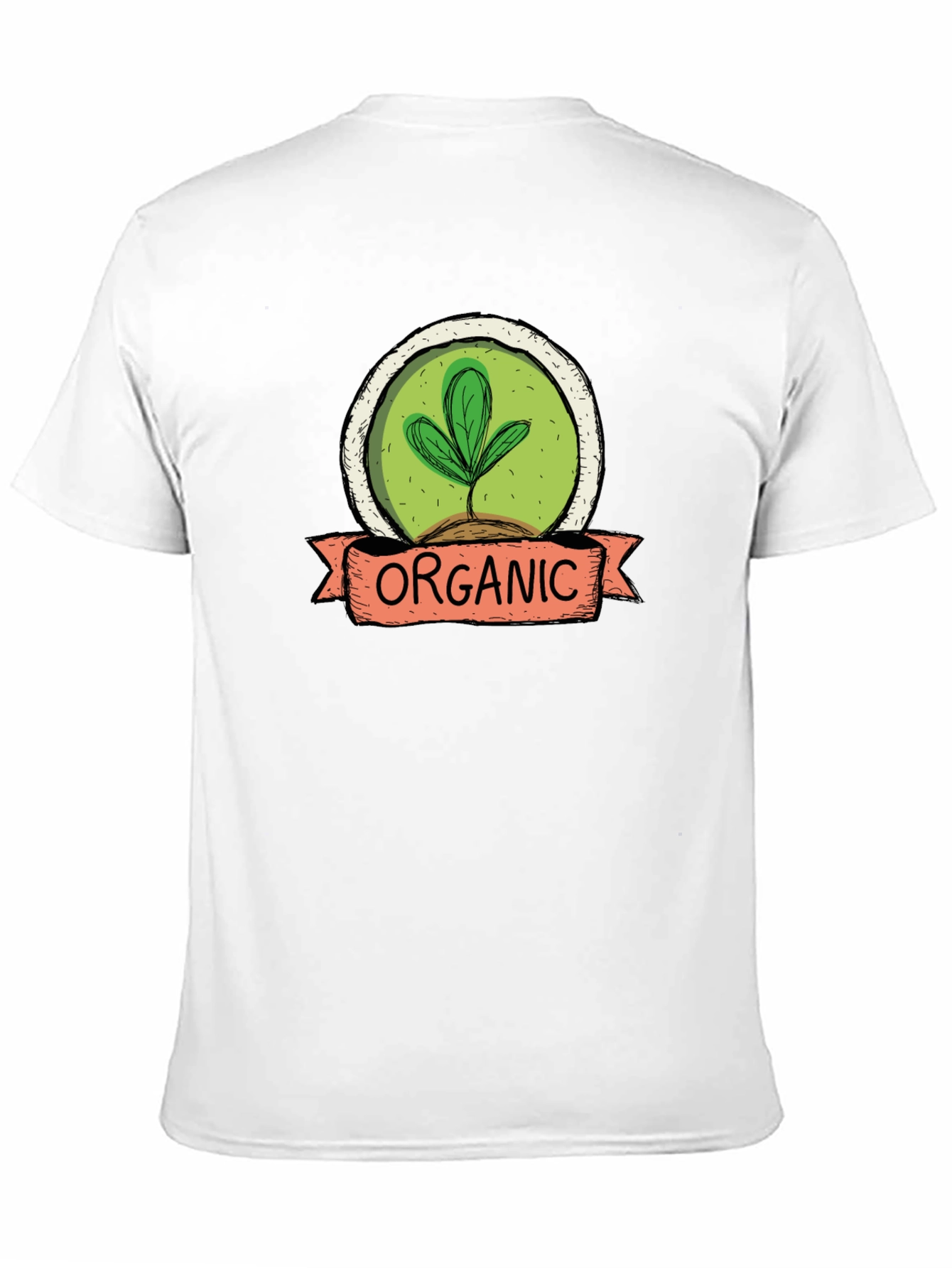 Organic Plant Graphic T-Shirt - Sustainable Style