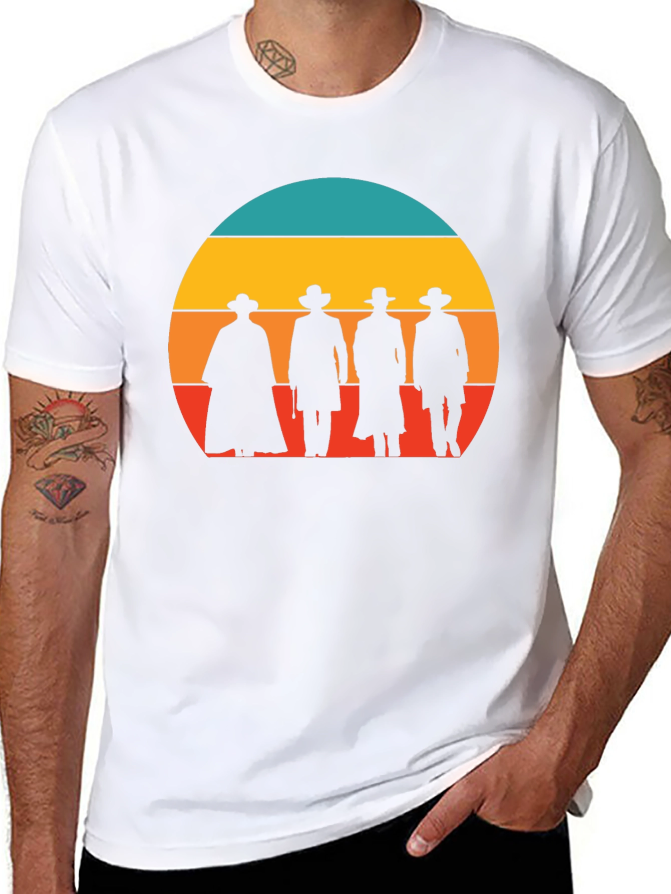 Tombstone Cowboys Graphic T-Shirt