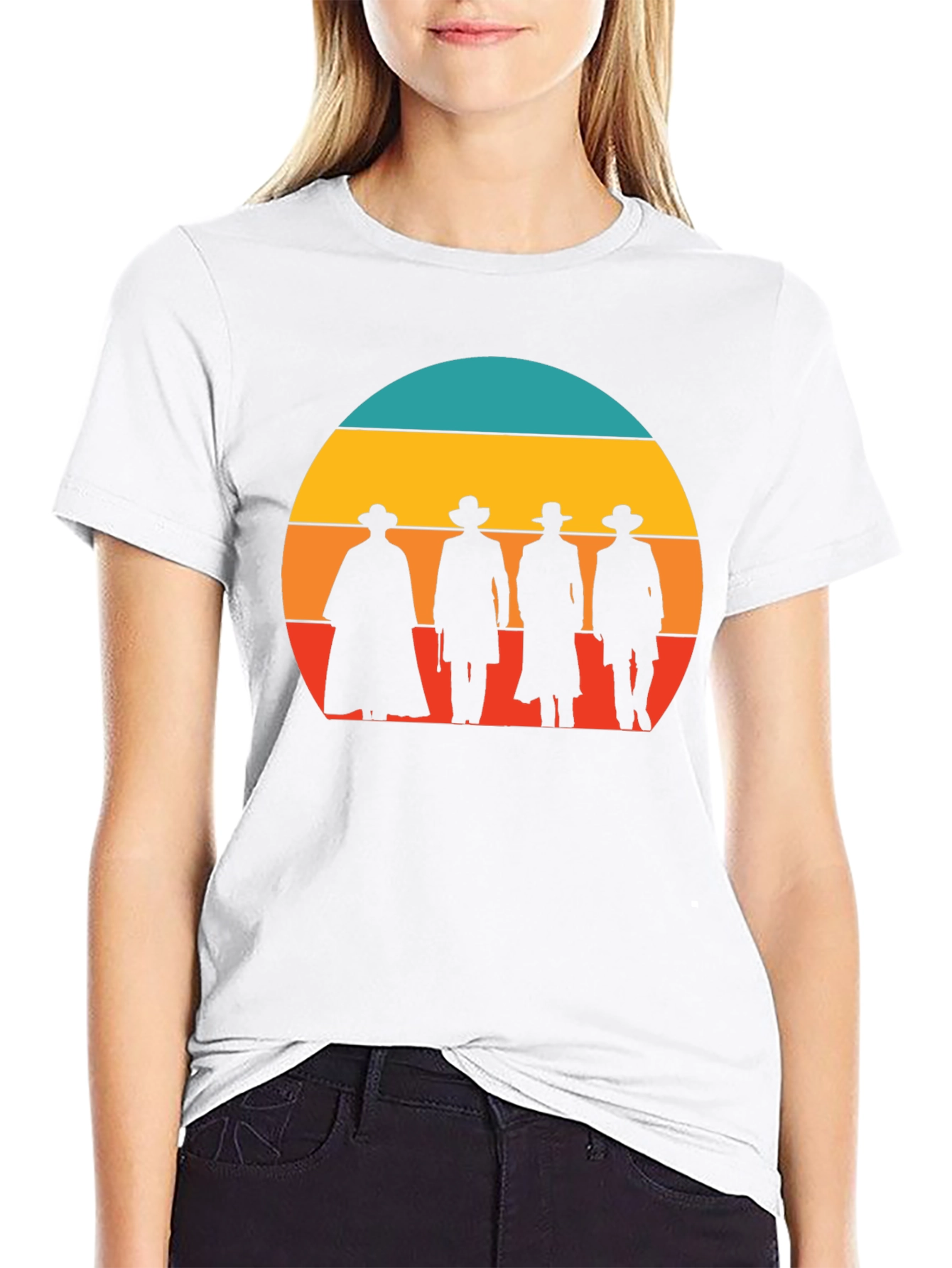 Tombstone Cowboys Graphic T-Shirt