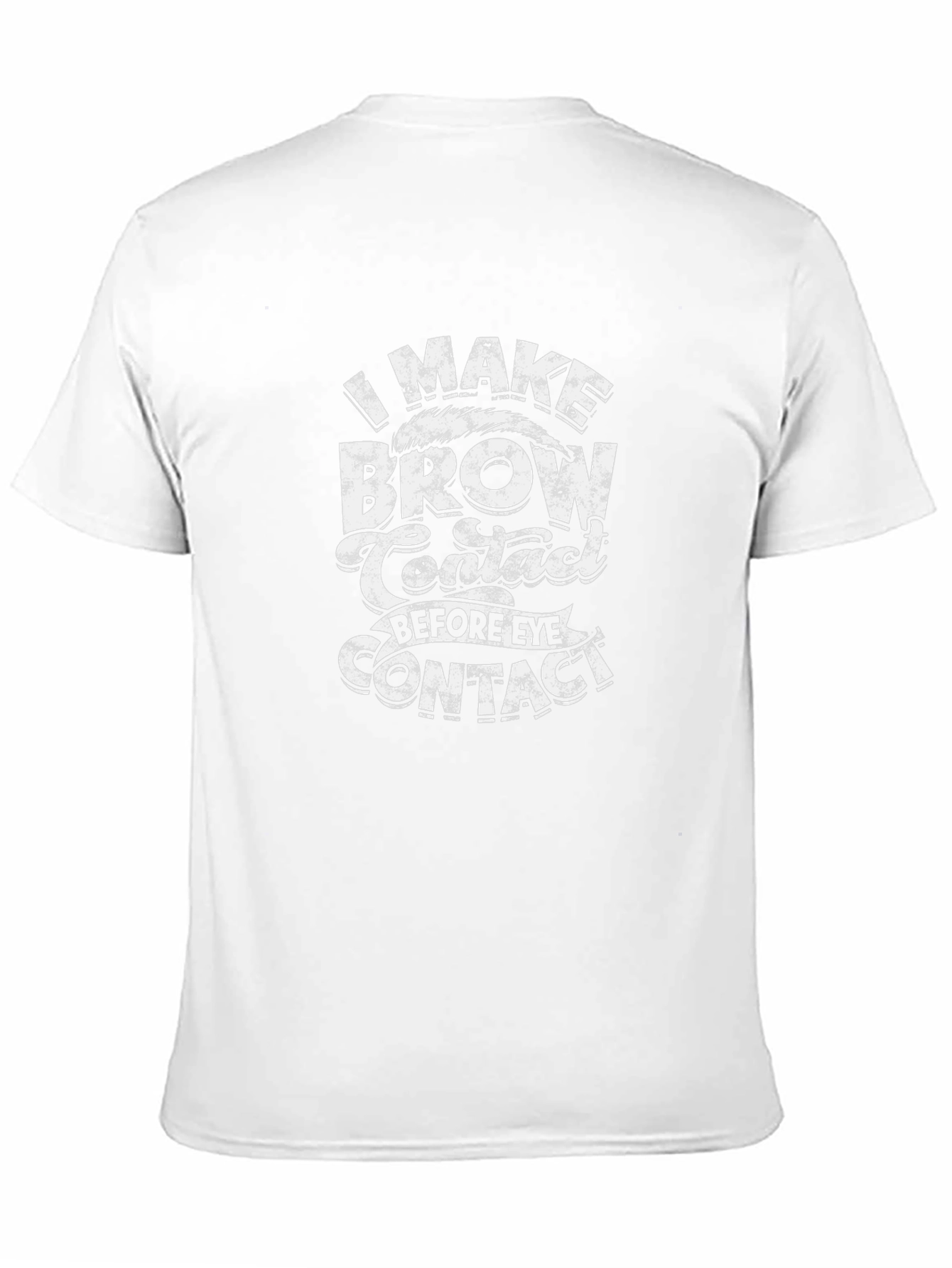 Funny Brow Contact Graphic Tee