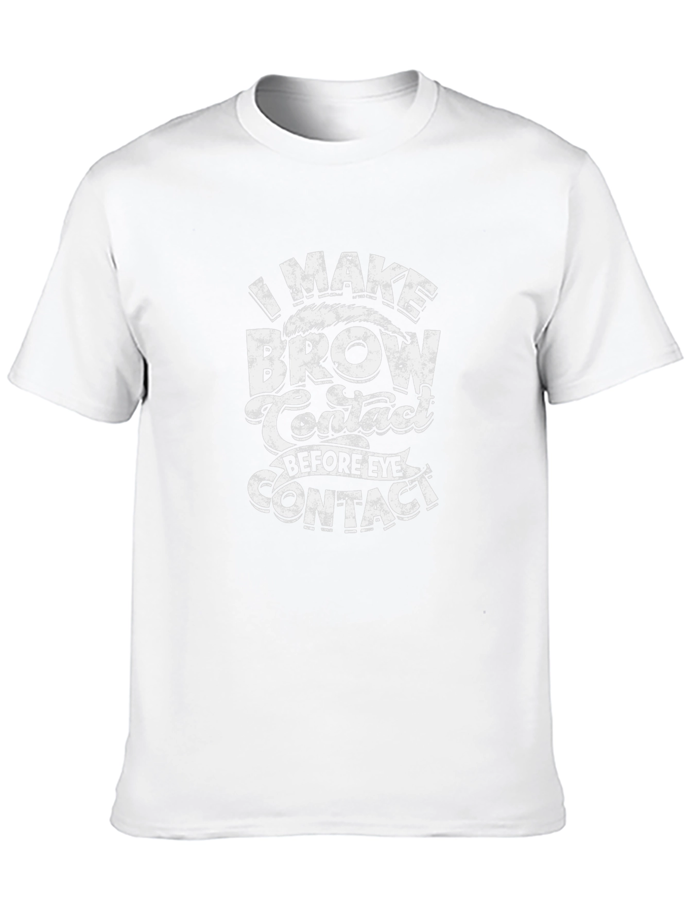 Funny Brow Contact Graphic Tee