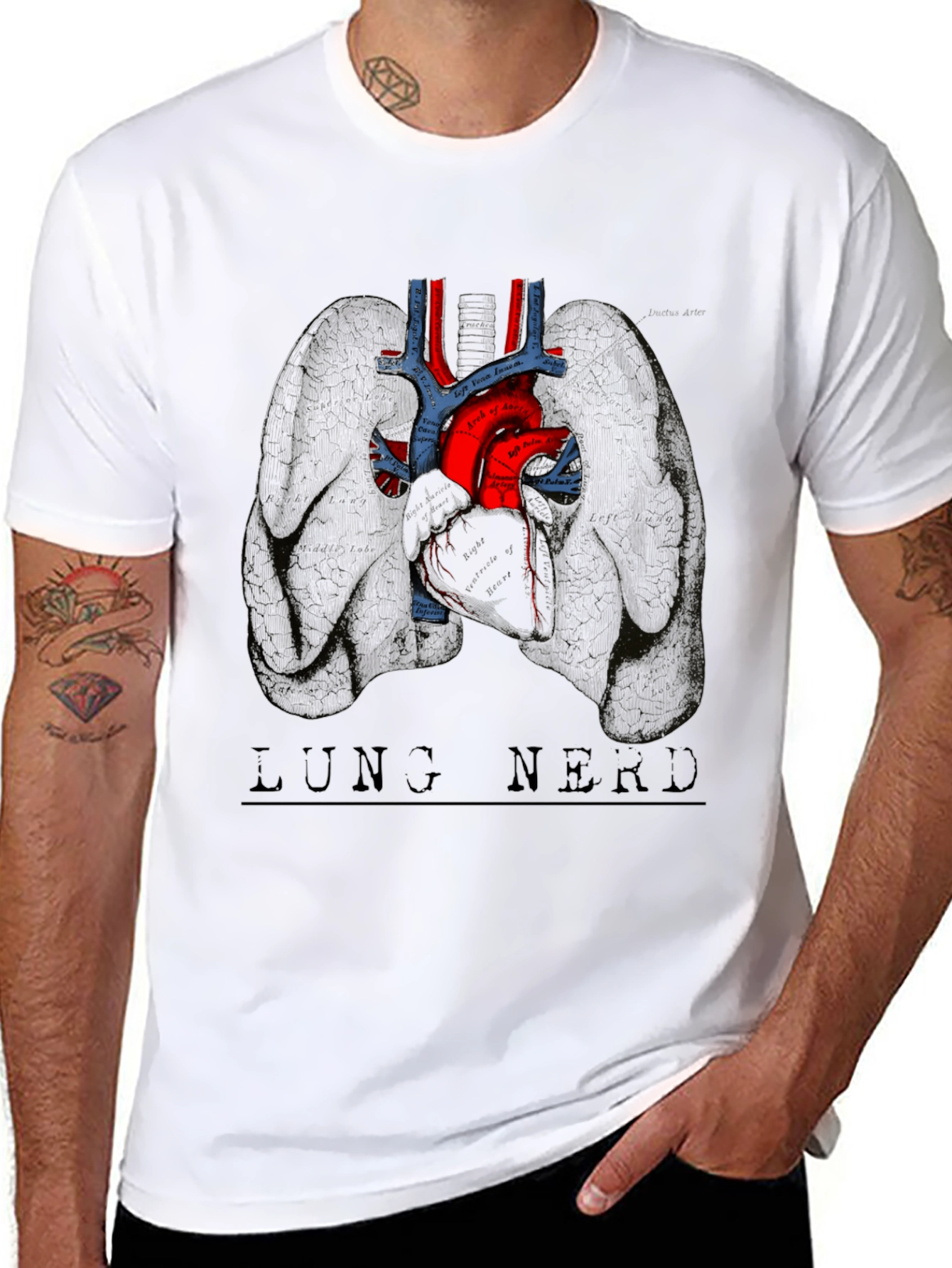 Lung Nerd Graphic Tee
