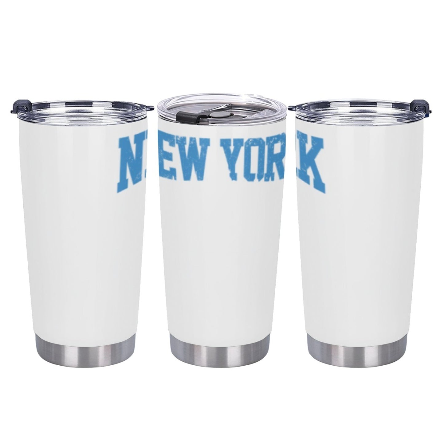Trendy Insulated Travel Tumbler - Stainless Steel Graphic Design Drinkware