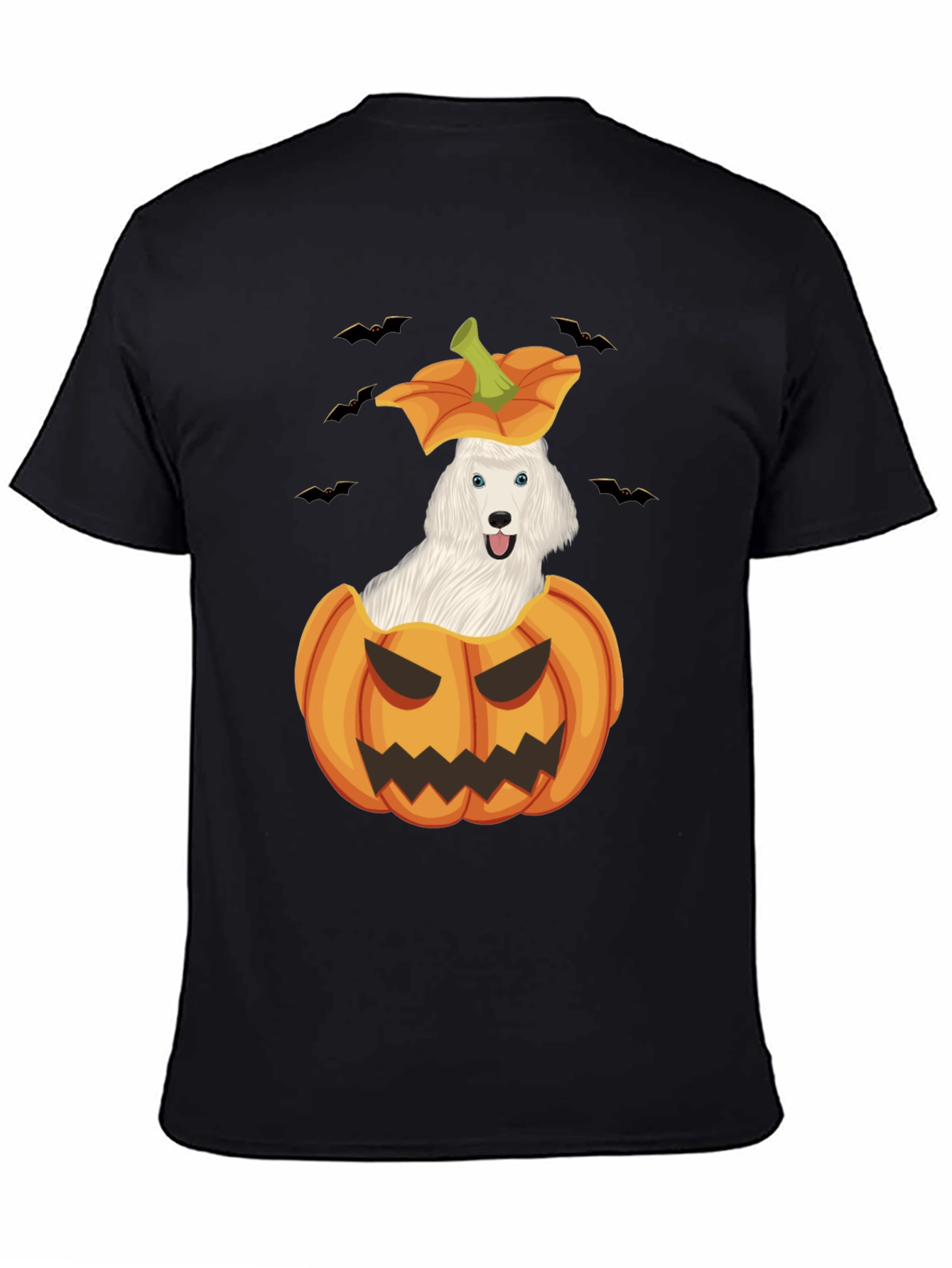 Dog in Pumpkin Halloween T-Shirt