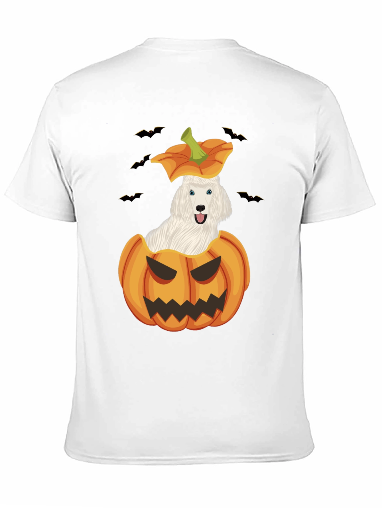 Dog in Pumpkin Halloween T-Shirt