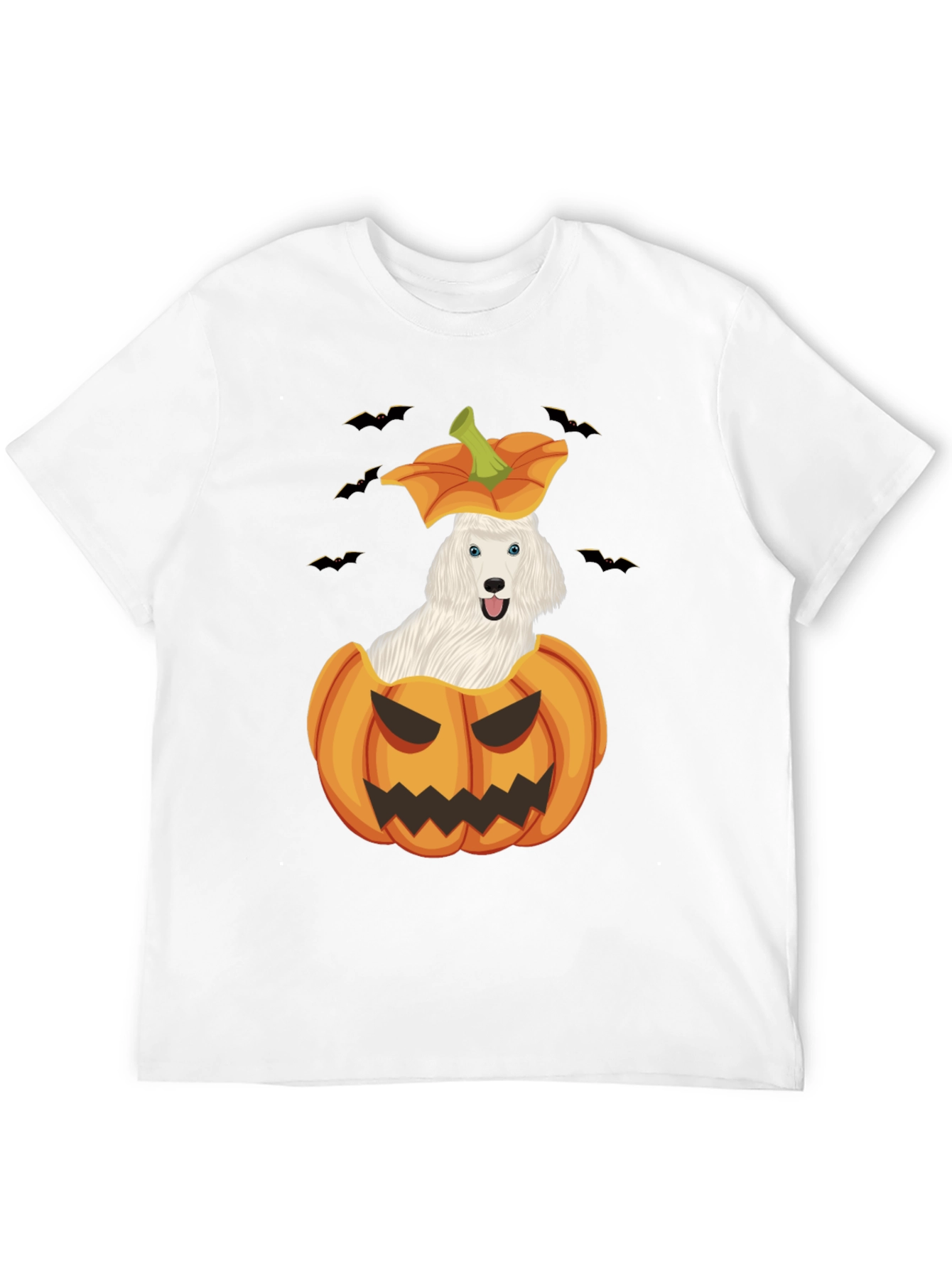 Dog in Pumpkin Halloween T-Shirt