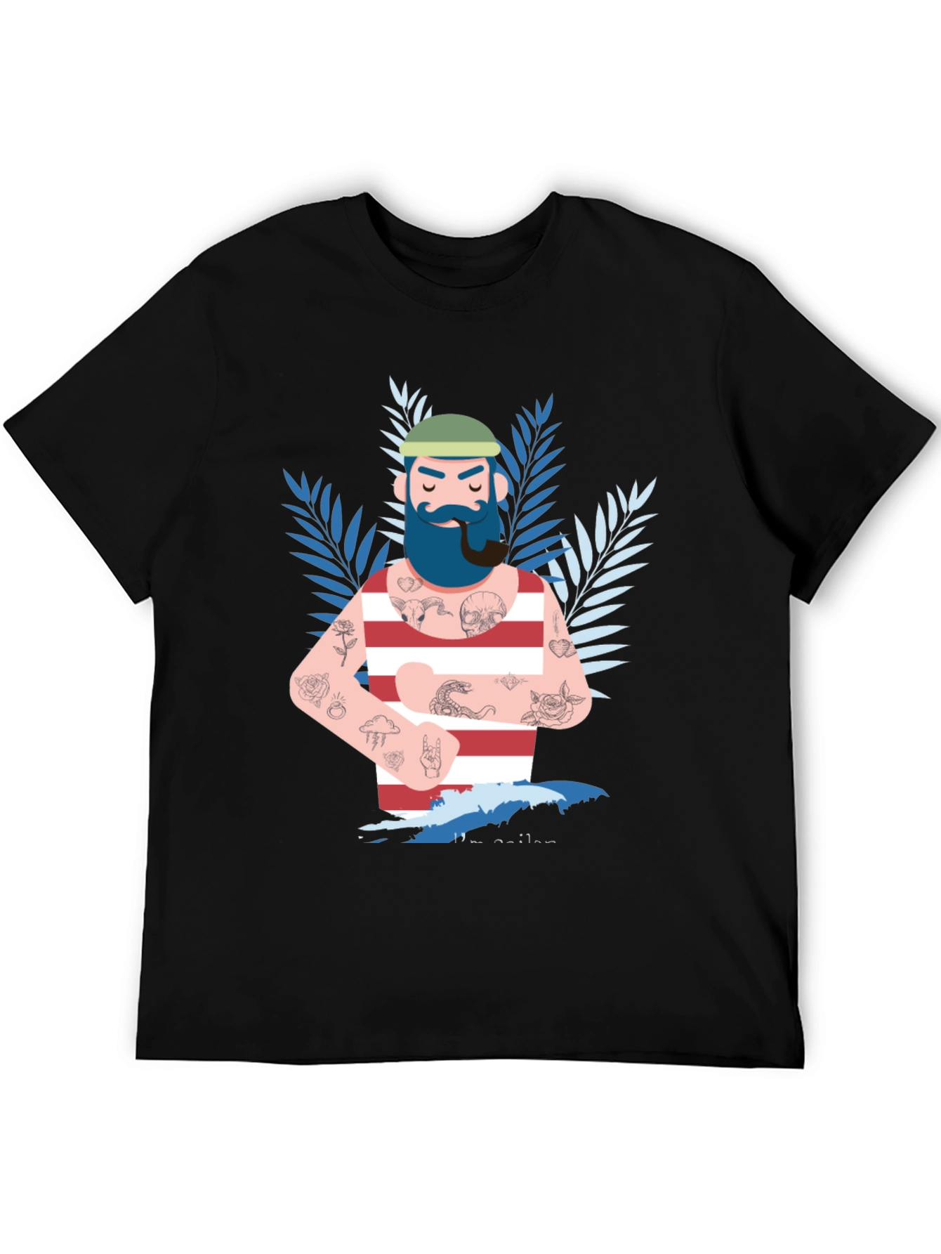 Nautical Sailor Tattoo T-Shirt - Bold Graphic Tee