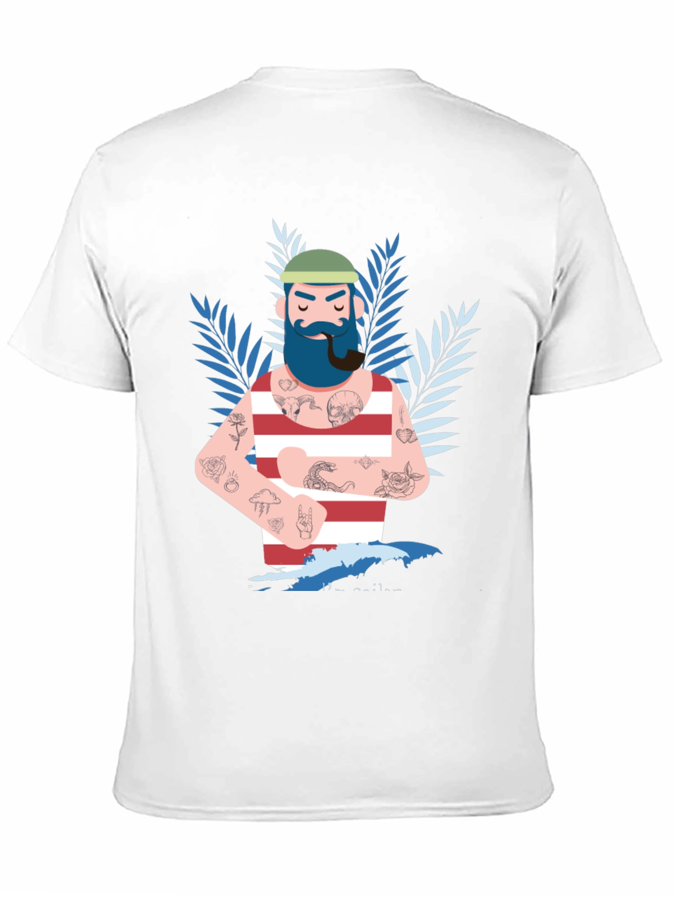 Nautical Sailor Tattoo T-Shirt - Bold Graphic Tee