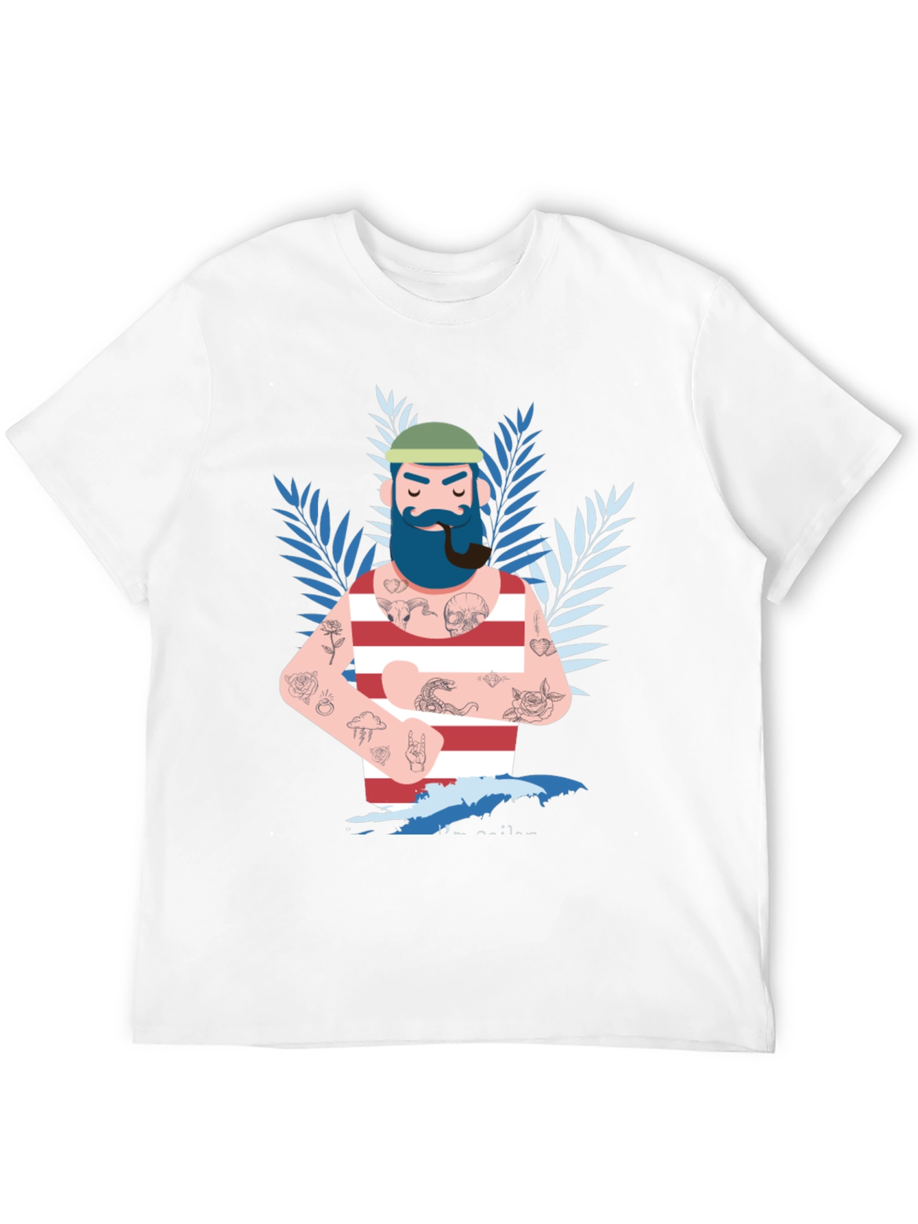Nautical Sailor Tattoo T-Shirt - Bold Graphic Tee