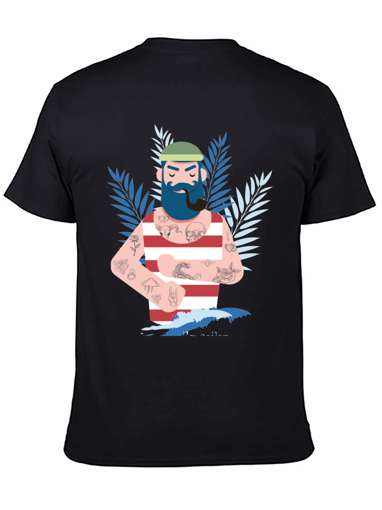 Nautical Sailor Tattoo T-Shirt - Bold Graphic Tee