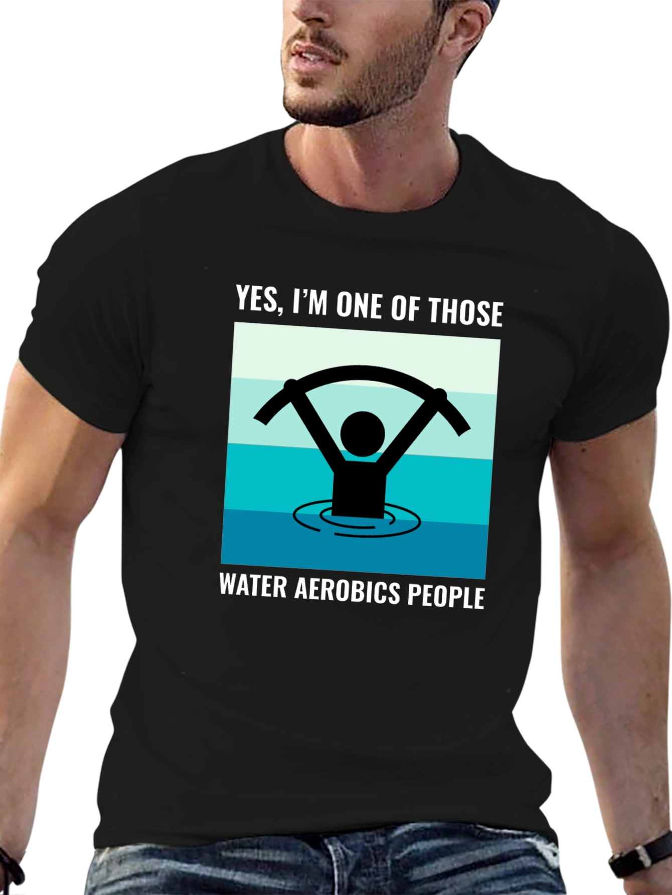 Water Aerobics T-Shirt - Funny Exercise Tee