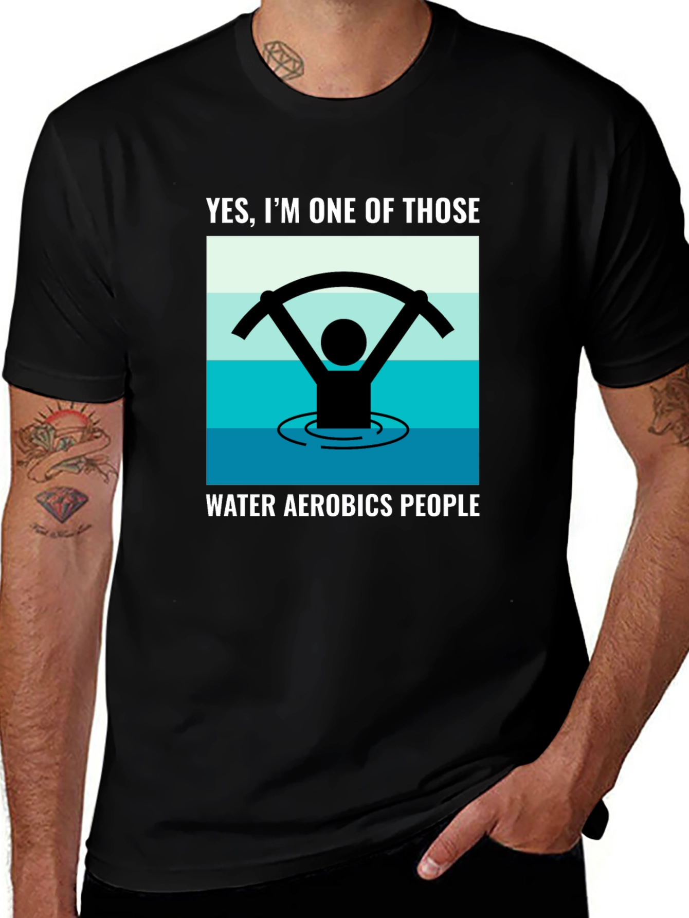 Water Aerobics T-Shirt - Funny Exercise Tee