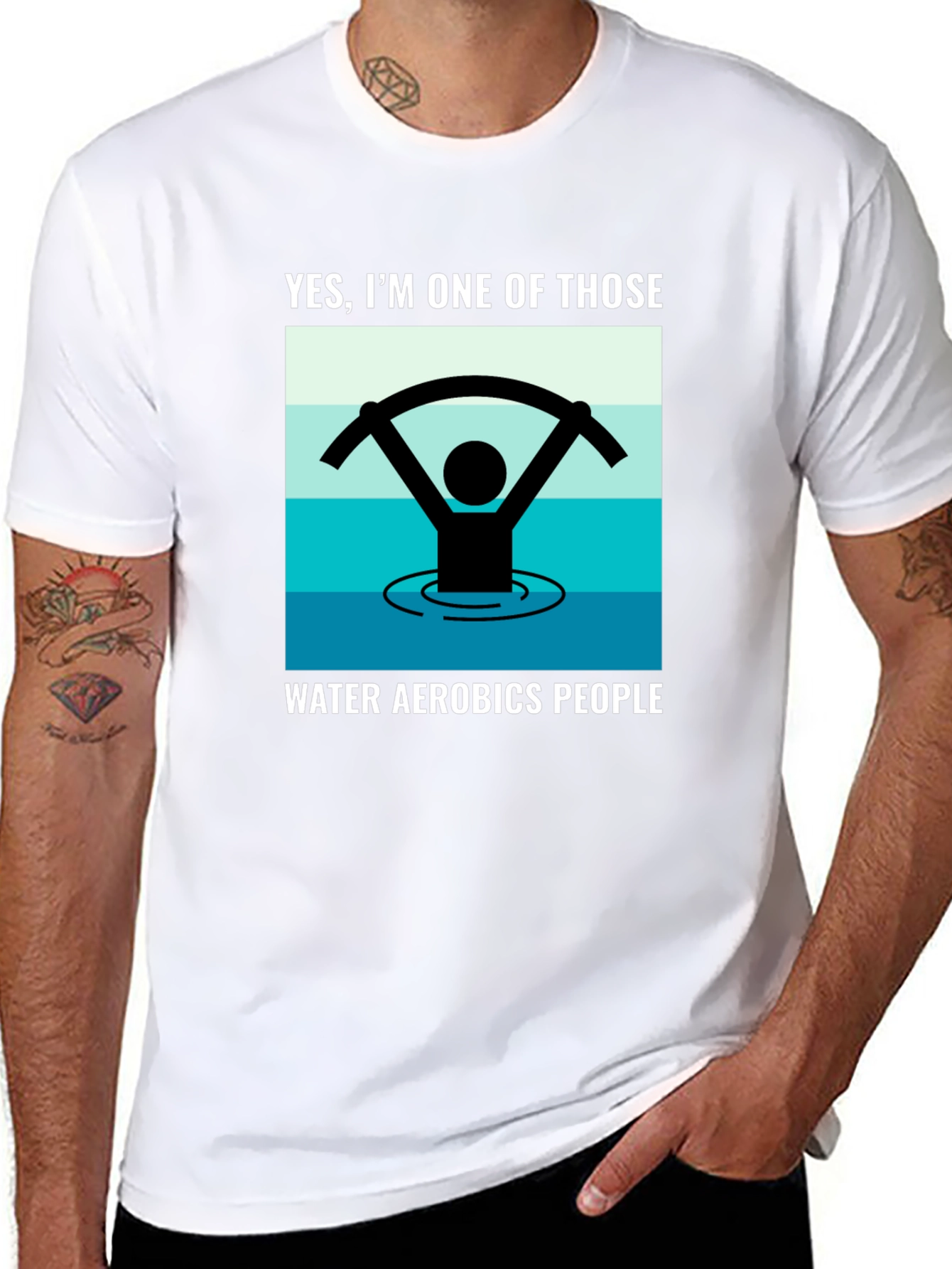 Water Aerobics T-Shirt - Funny Exercise Tee