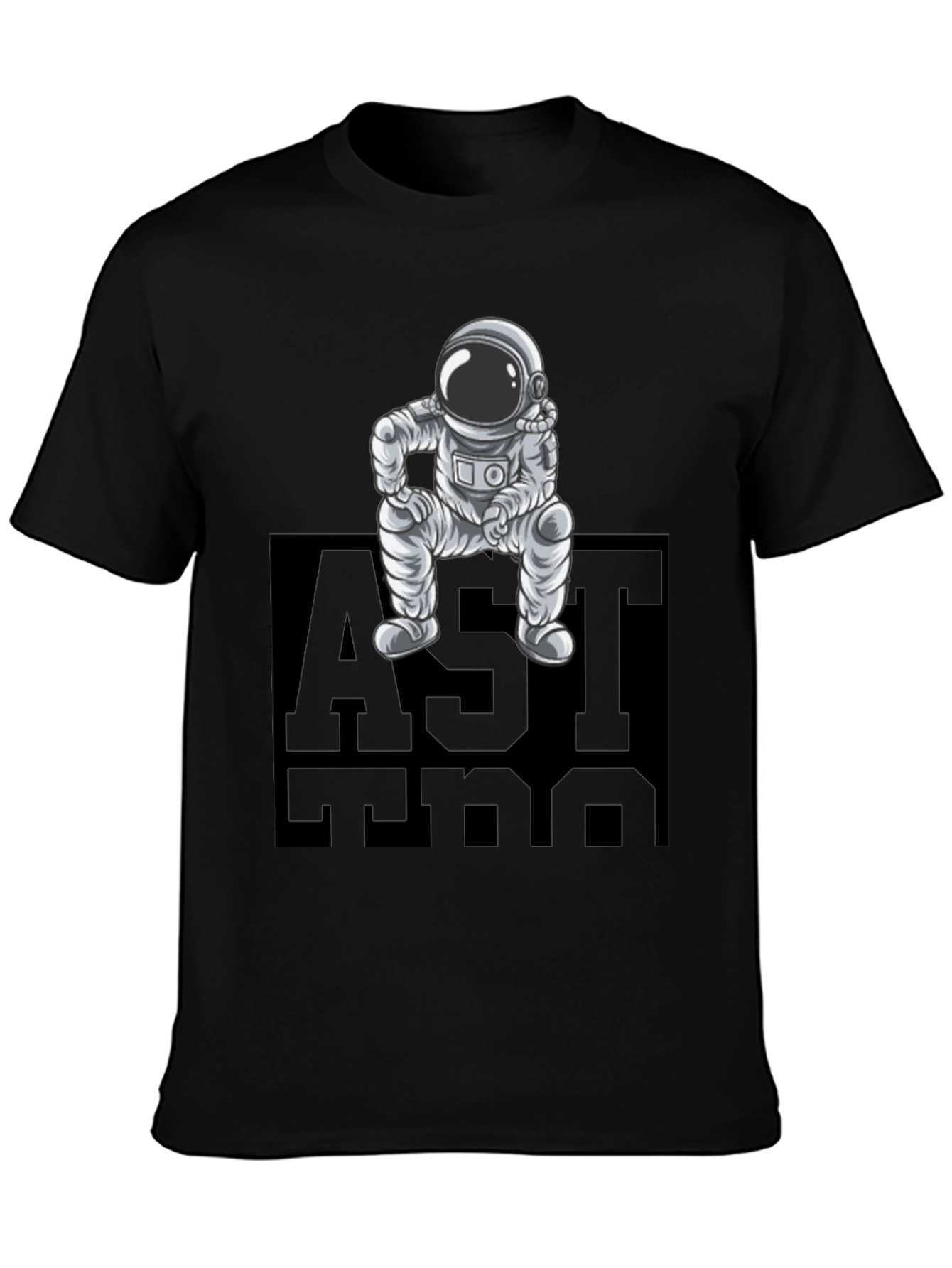 Astronaut Graphic Tee - Cool Space Design