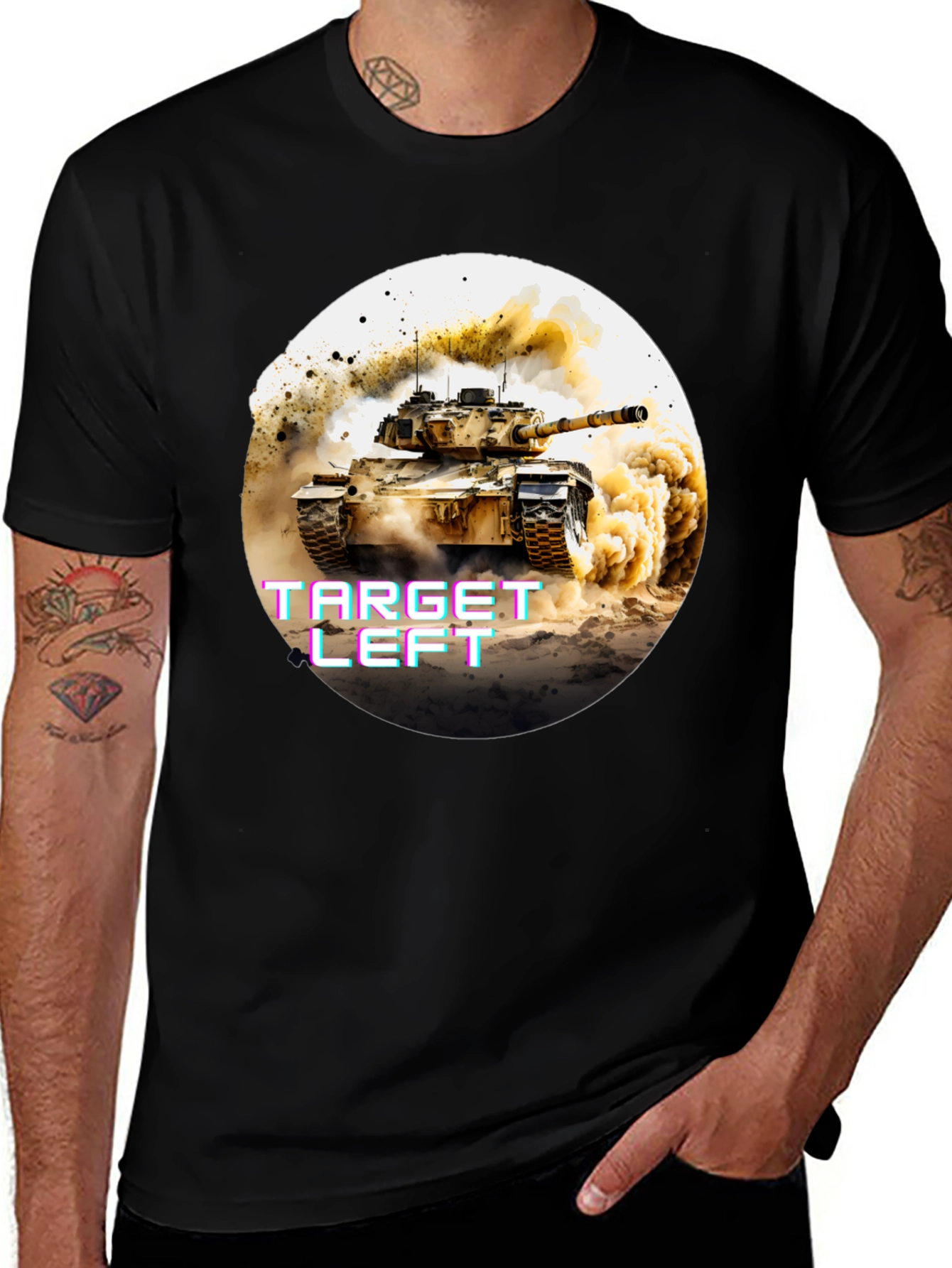 Target Left Tank Graphic T-Shirt