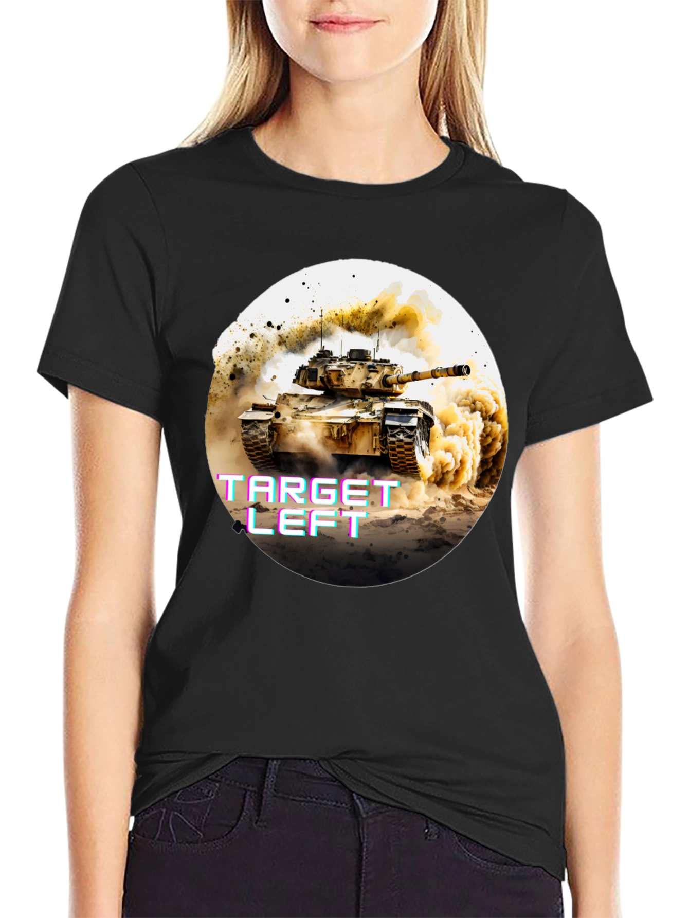 Target Left Tank Graphic T-Shirt