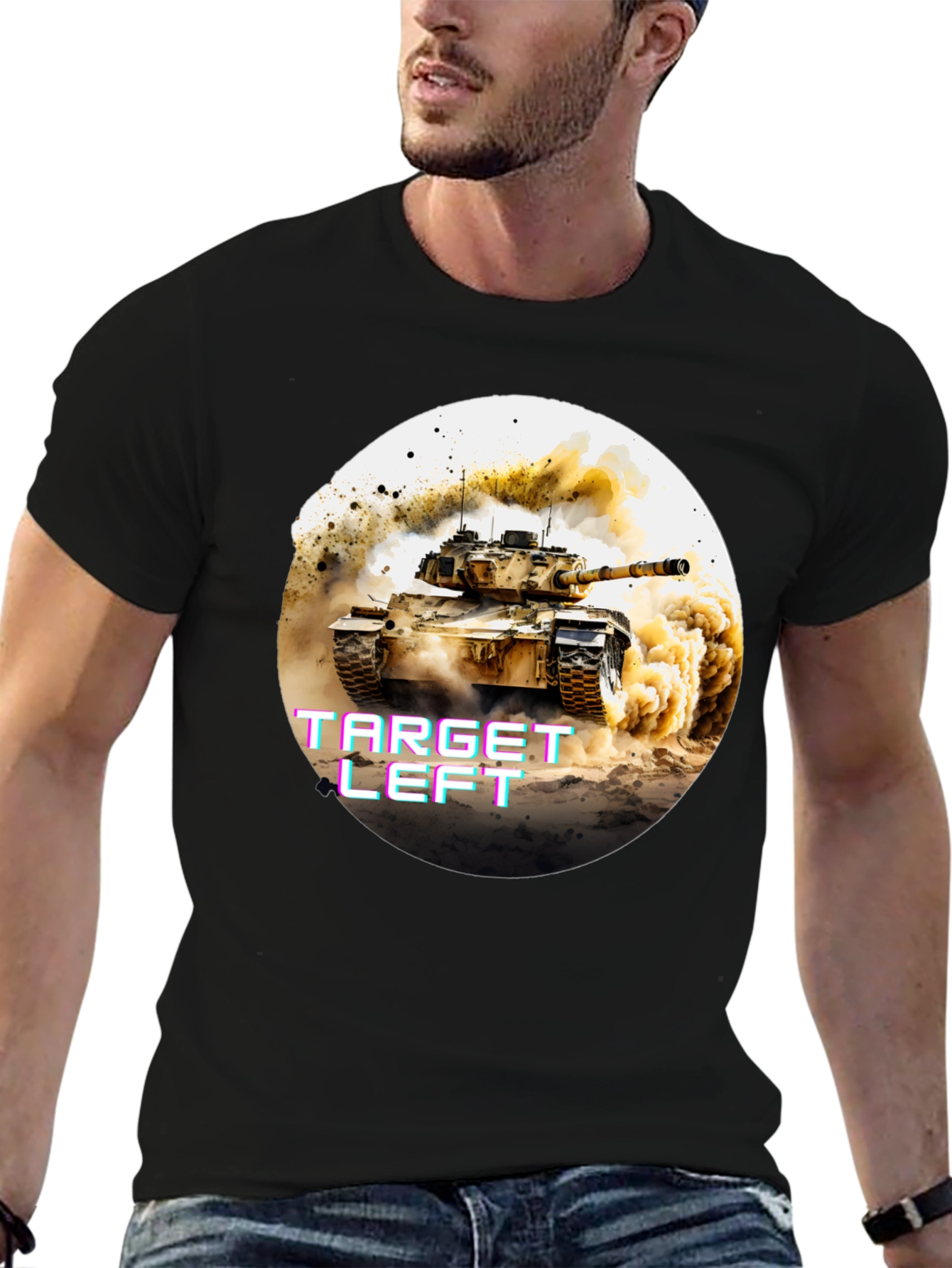 Target Left Tank Graphic T-Shirt
