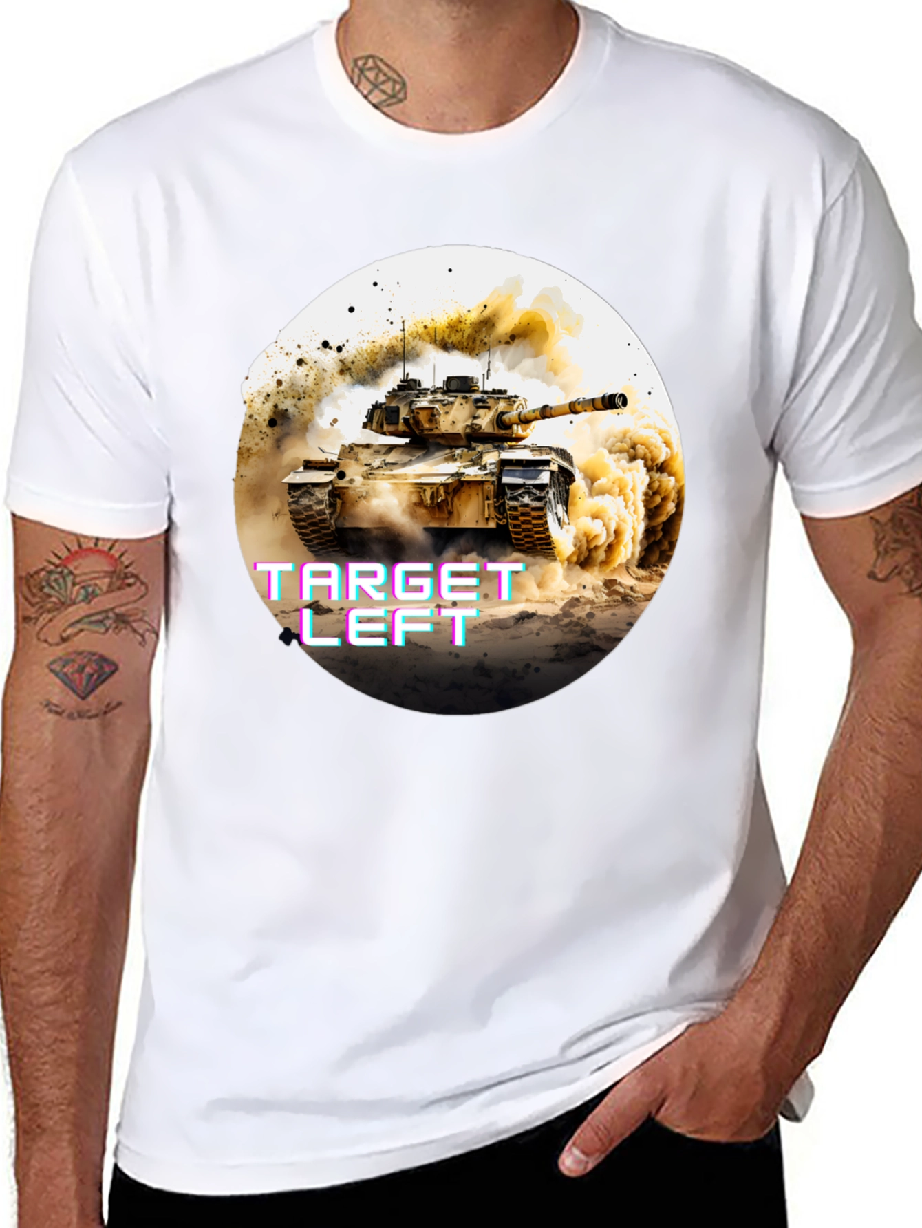 Target Left Tank Graphic T-Shirt
