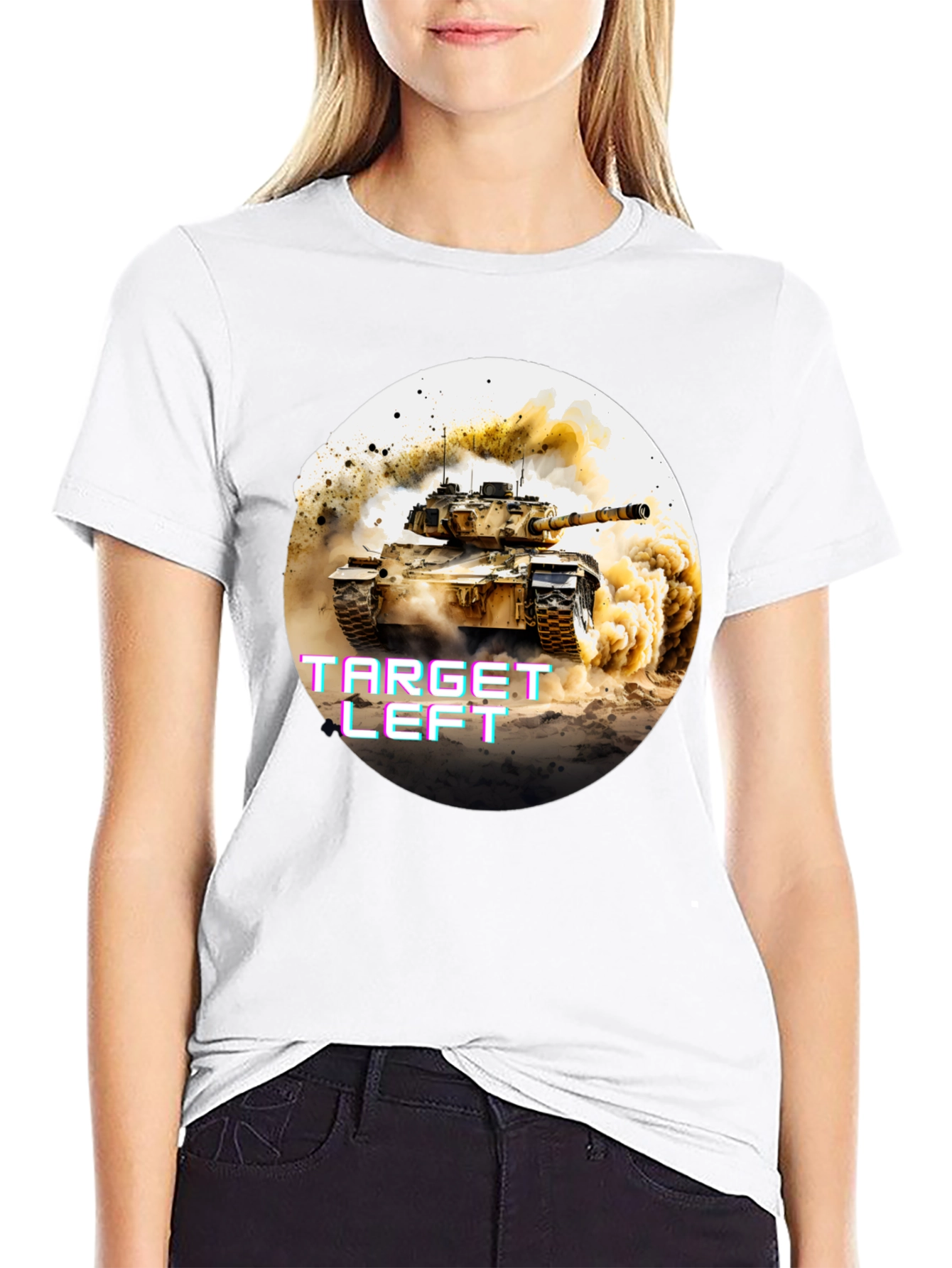 Target Left Tank Graphic T-Shirt