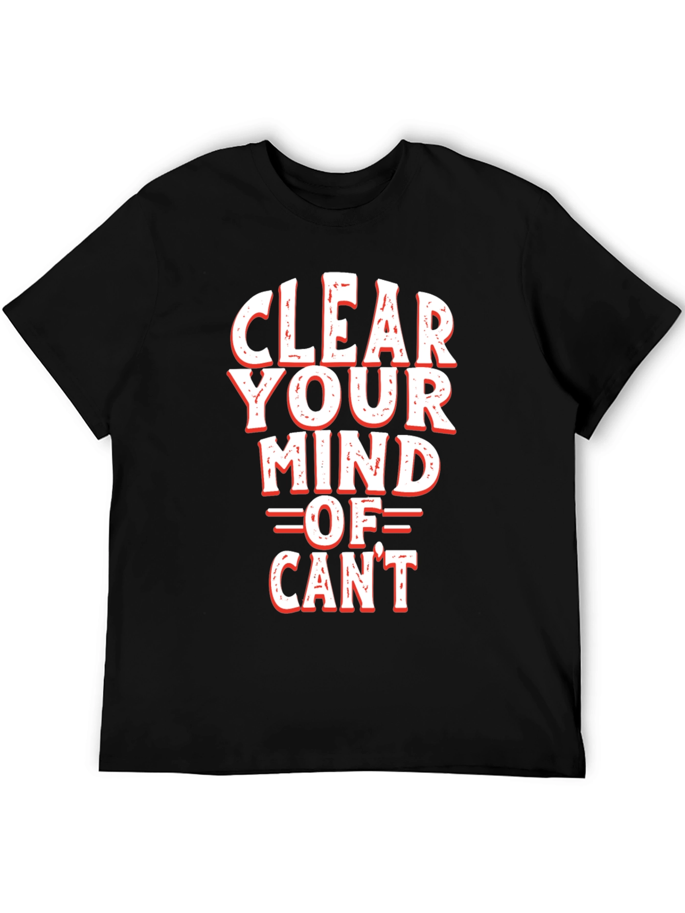 Clear Your Mind of Cant Graphic Tee - Black
