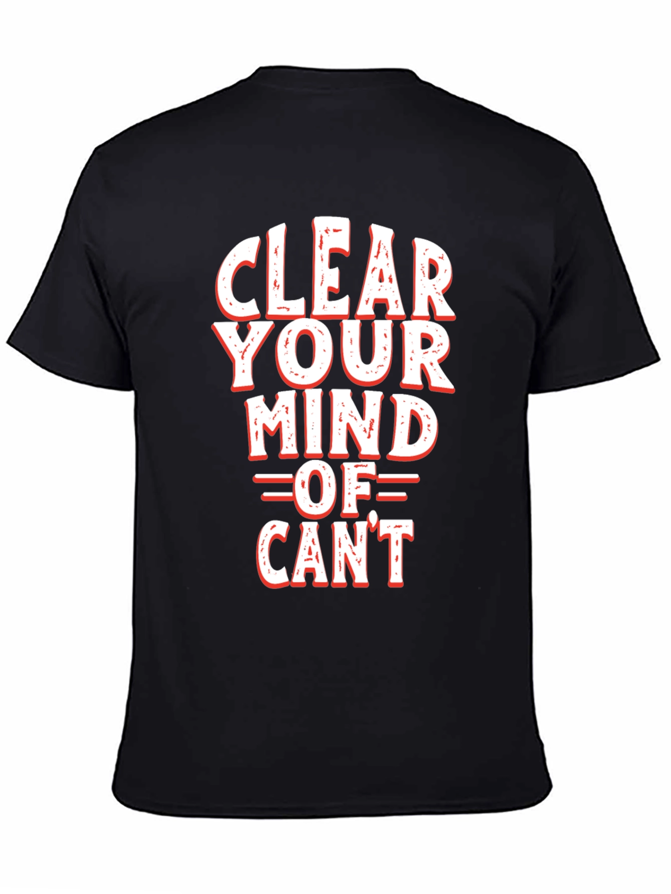 Clear Your Mind of Cant Graphic Tee - Black