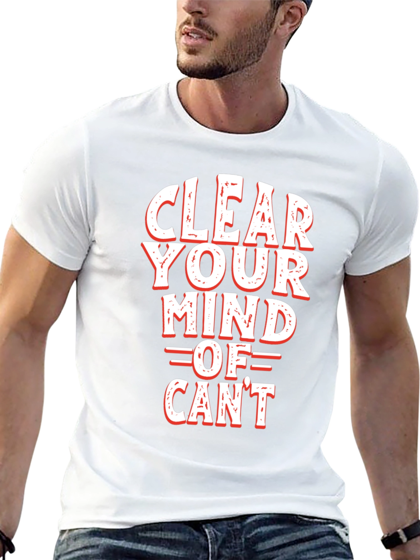 Clear Your Mind of Cant Graphic Tee - Black
